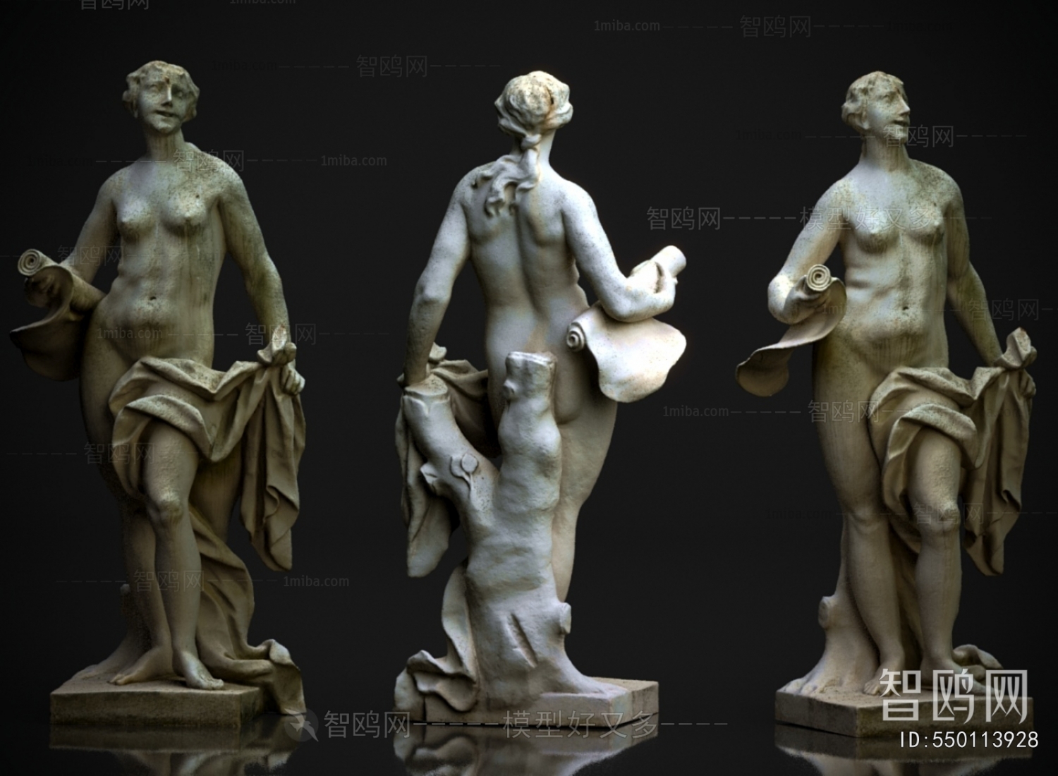 European Style Sculpture Sketch