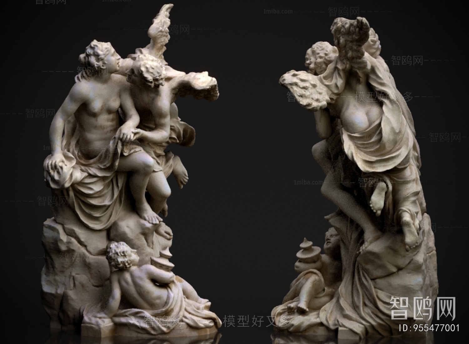 European Style Sculpture Sketch