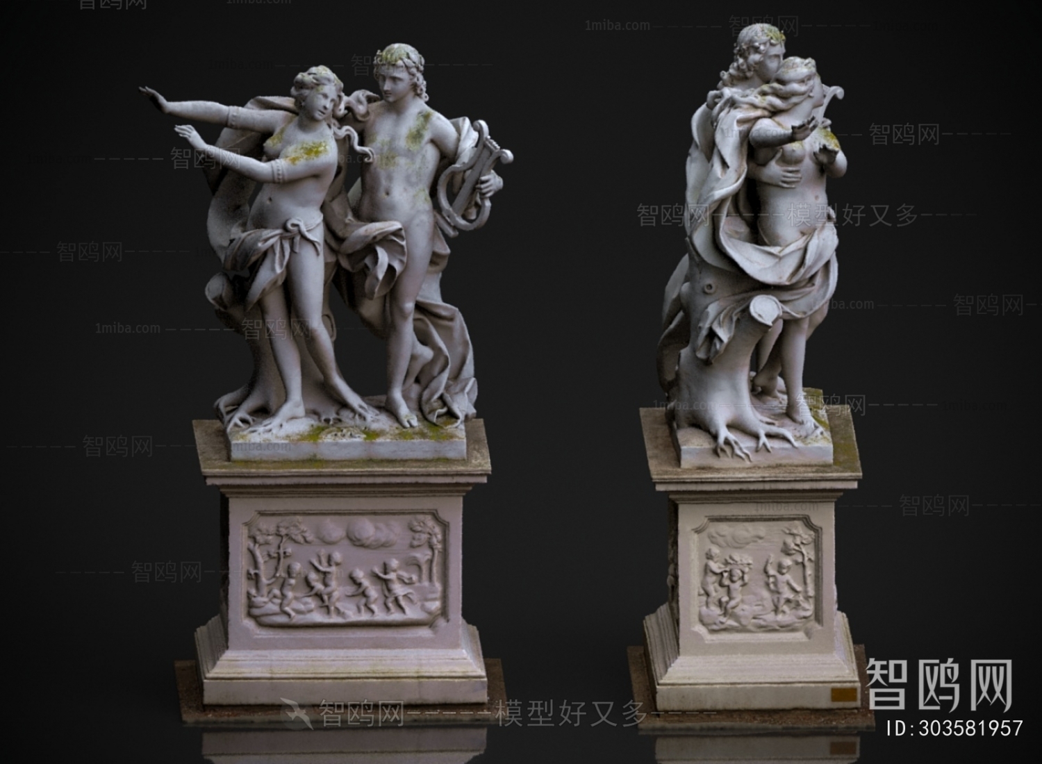 European Style Sculpture Sketch