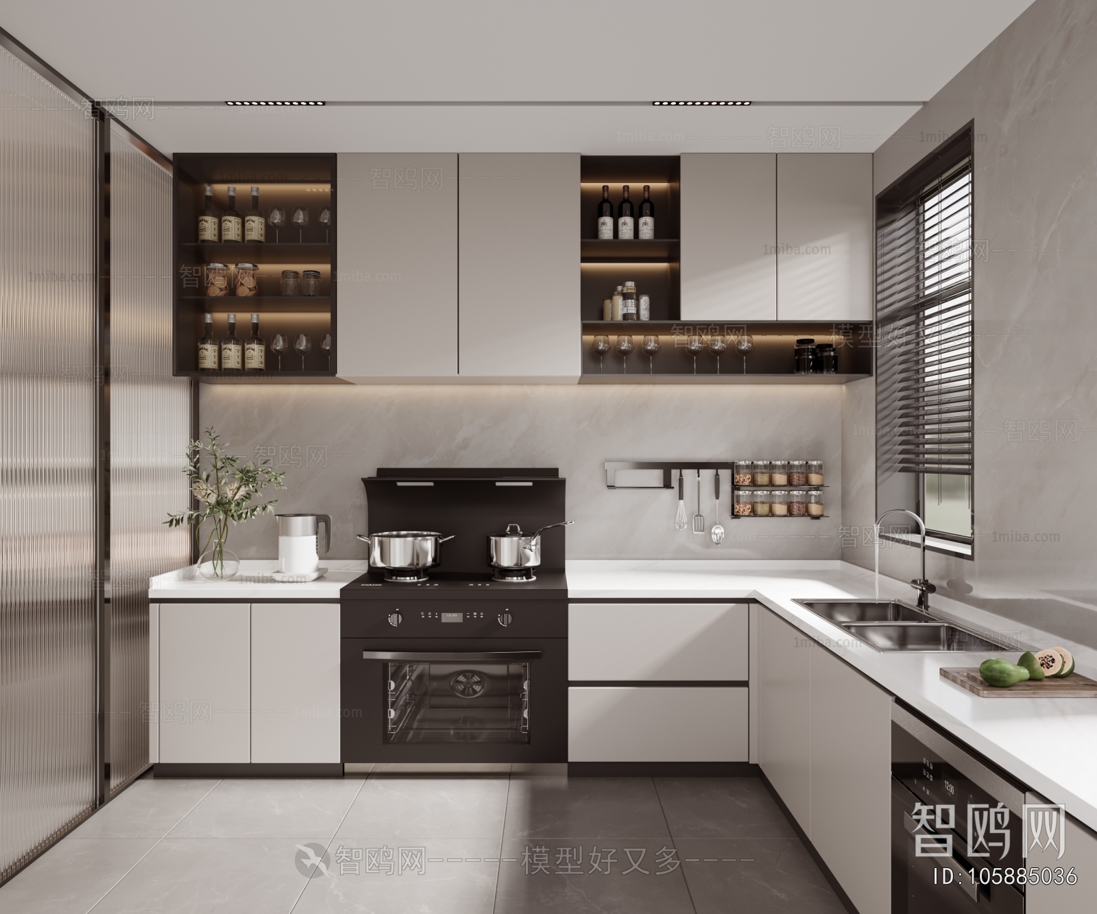 Modern The Kitchen