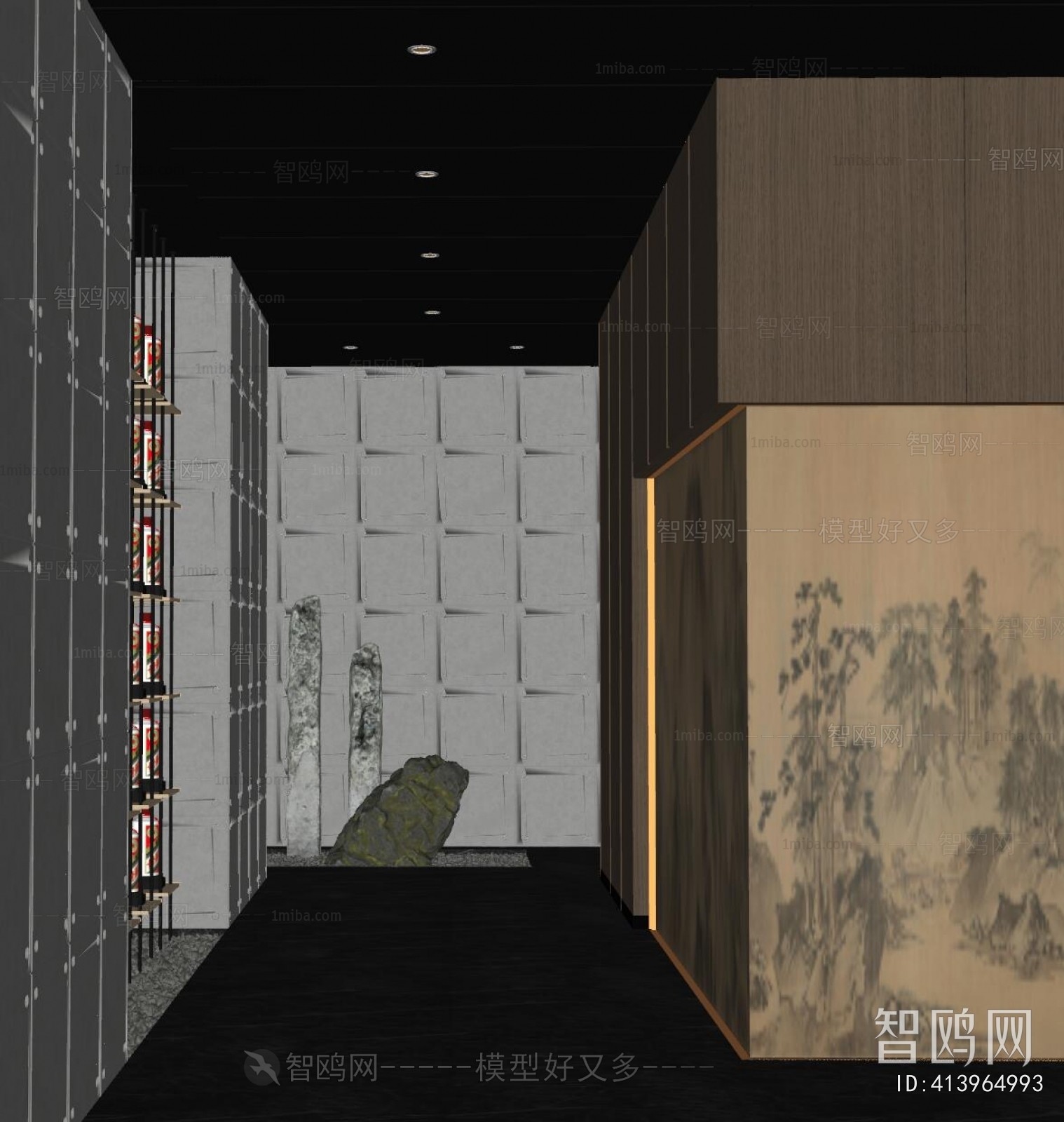 New Chinese Style Corridor