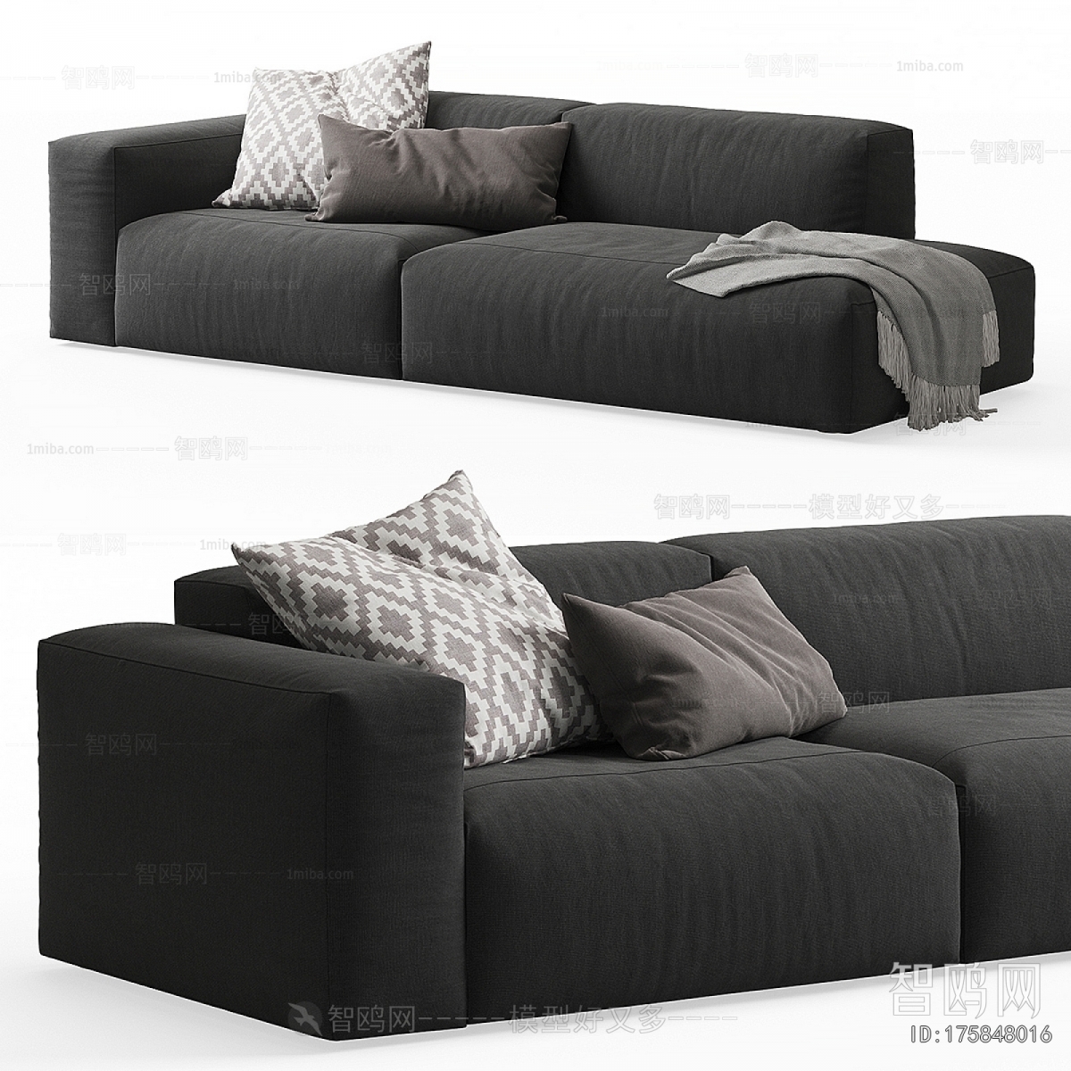 Modern Multi Person Sofa