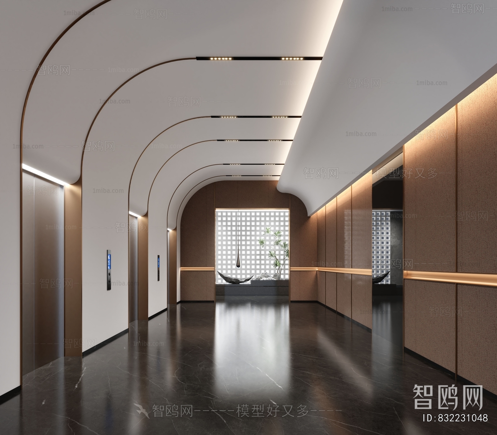 Modern Elevator Hall