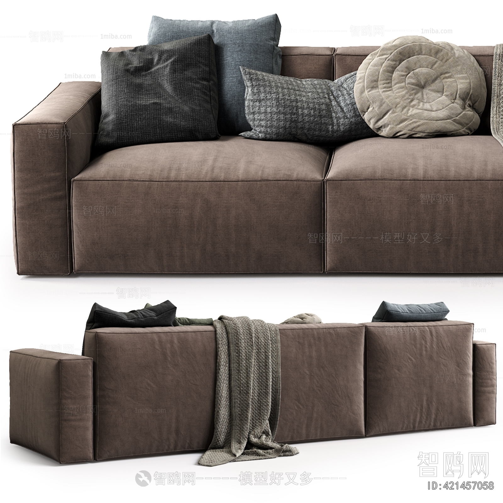 Modern Multi Person Sofa