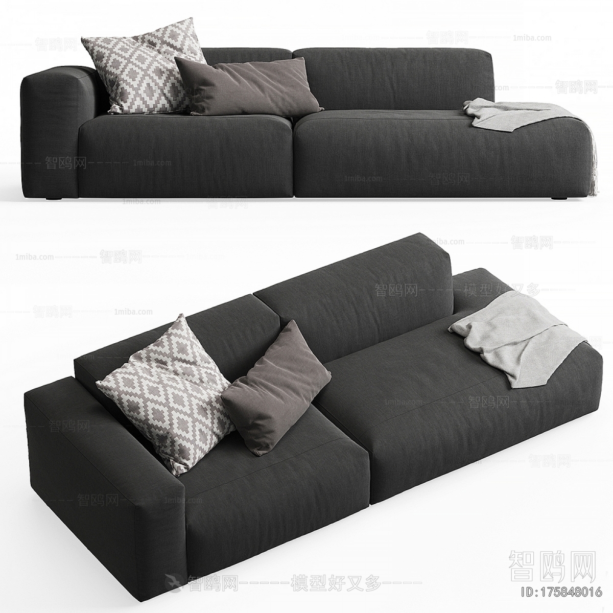 Modern Multi Person Sofa