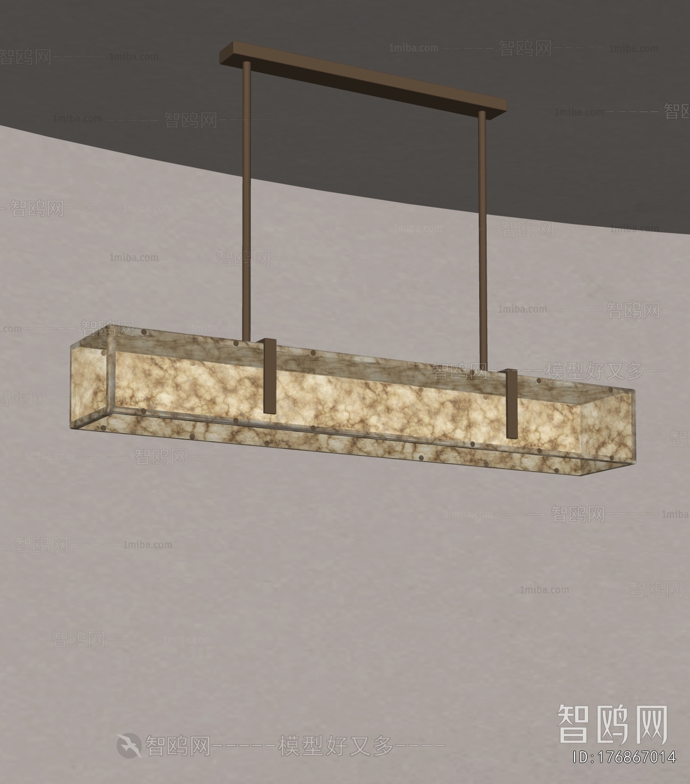 Modern Long Chandelier