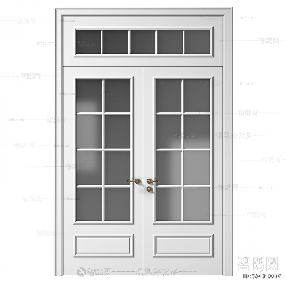 Simple European Style Double Door