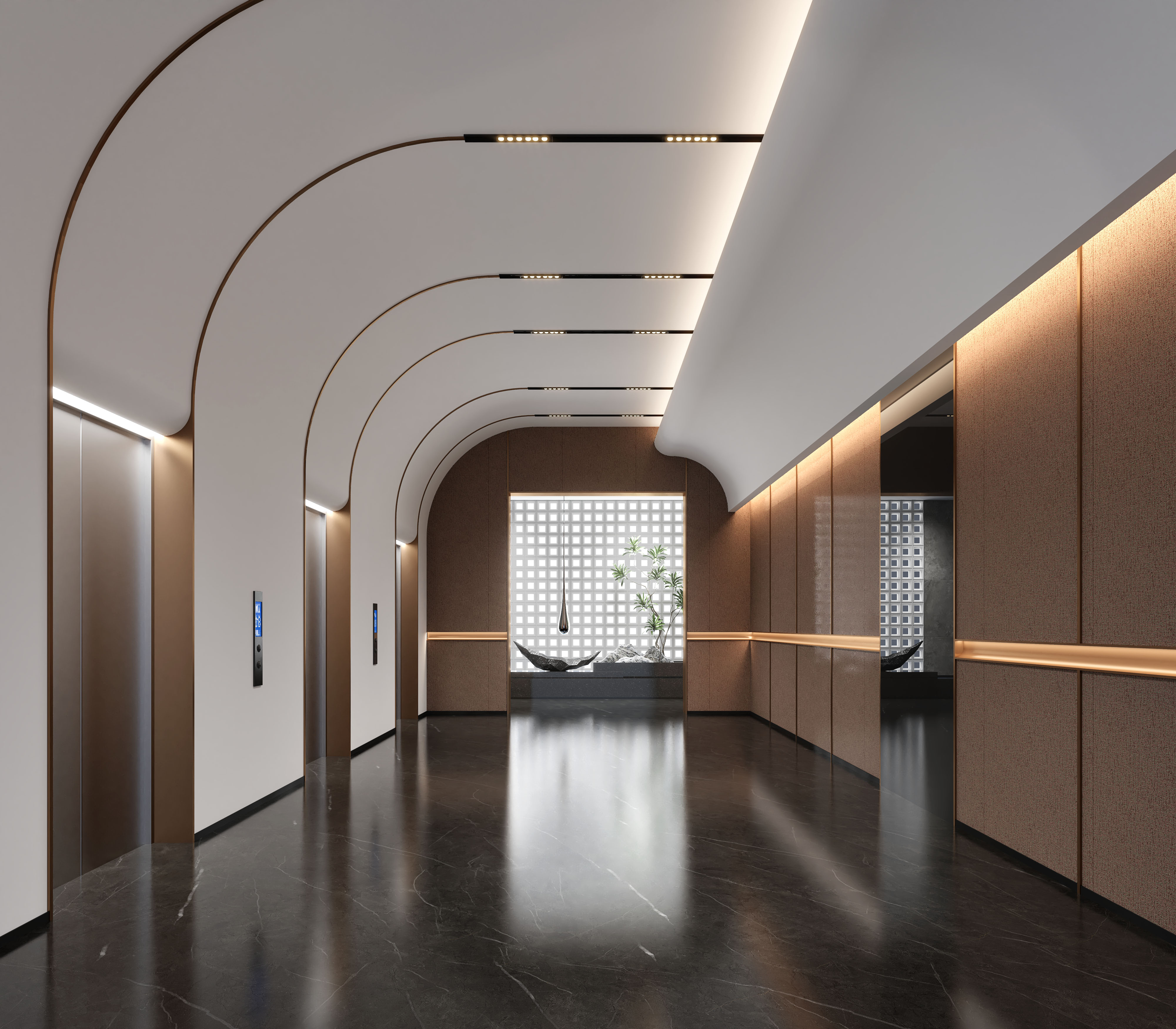 Modern Elevator Hall