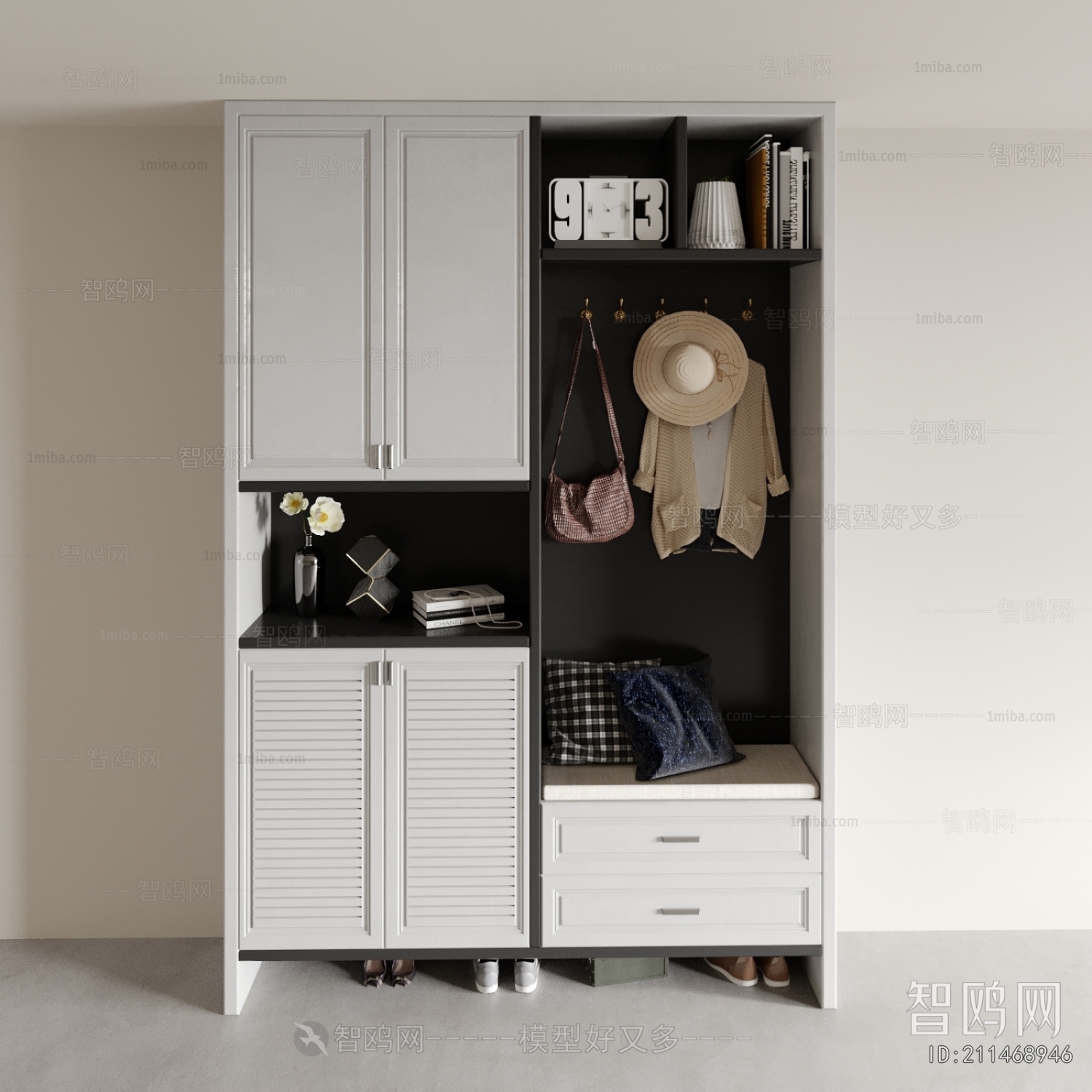 Modern Shoe Cabinet