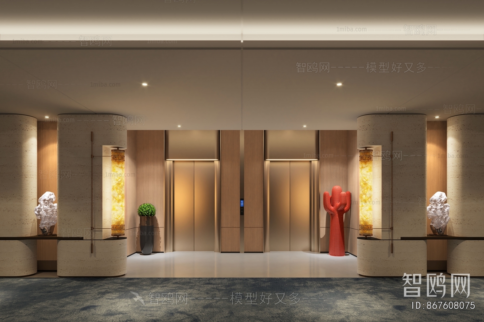 Modern Elevator Hall