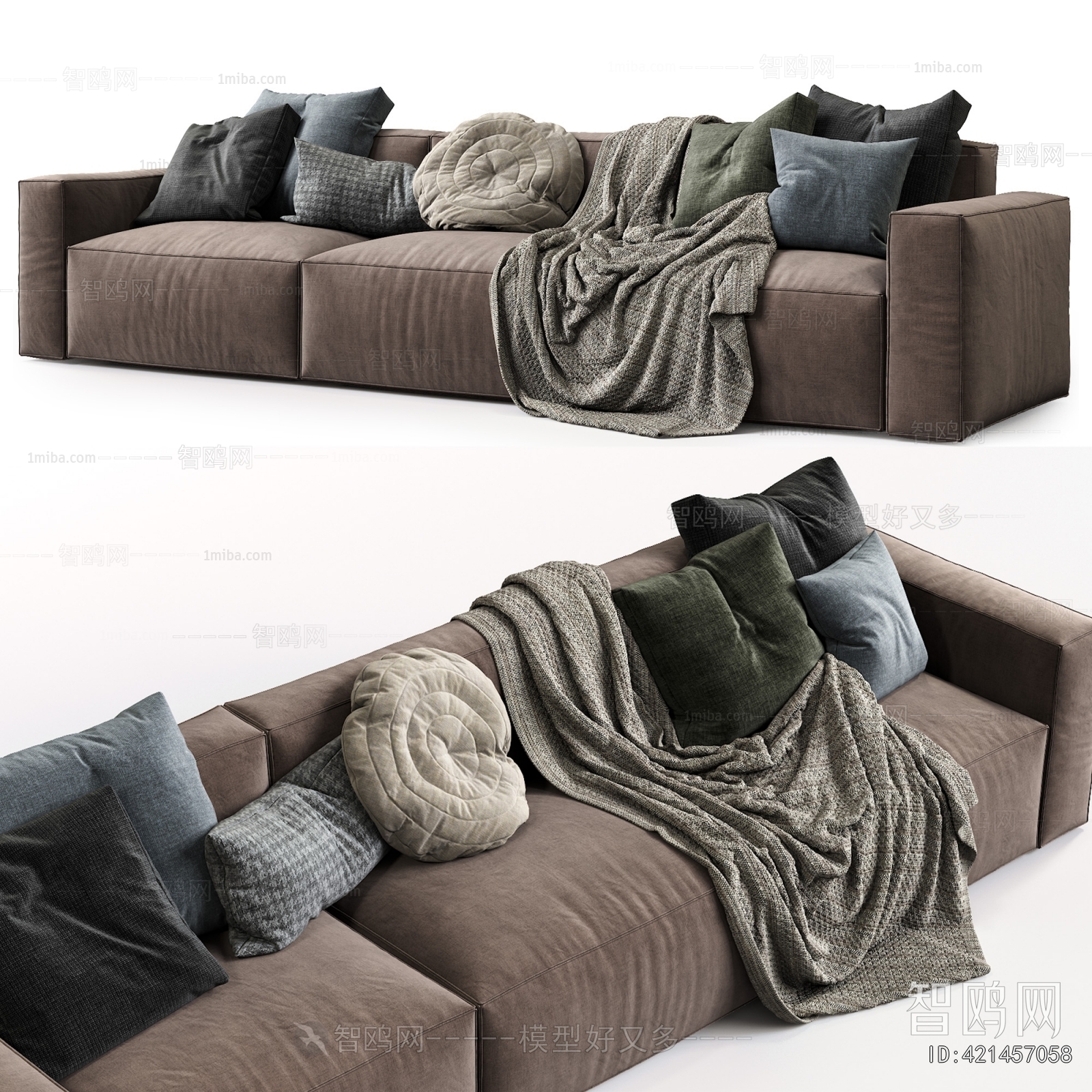 Modern Multi Person Sofa