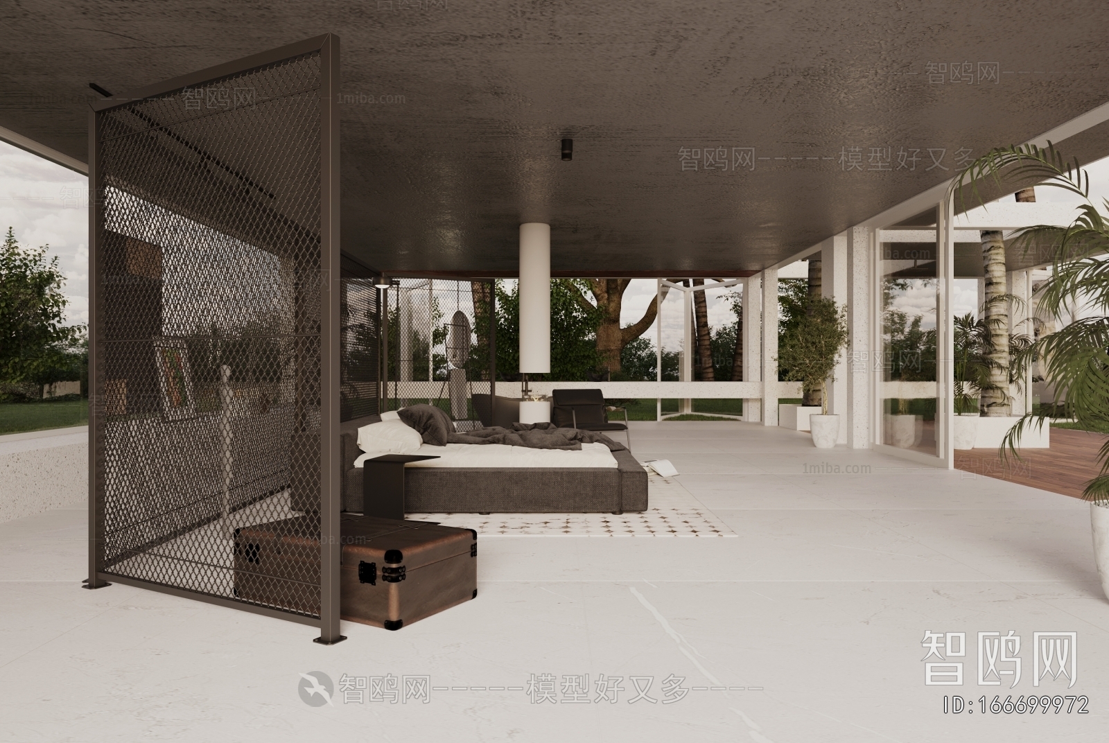 Modern Courtyard/landscape