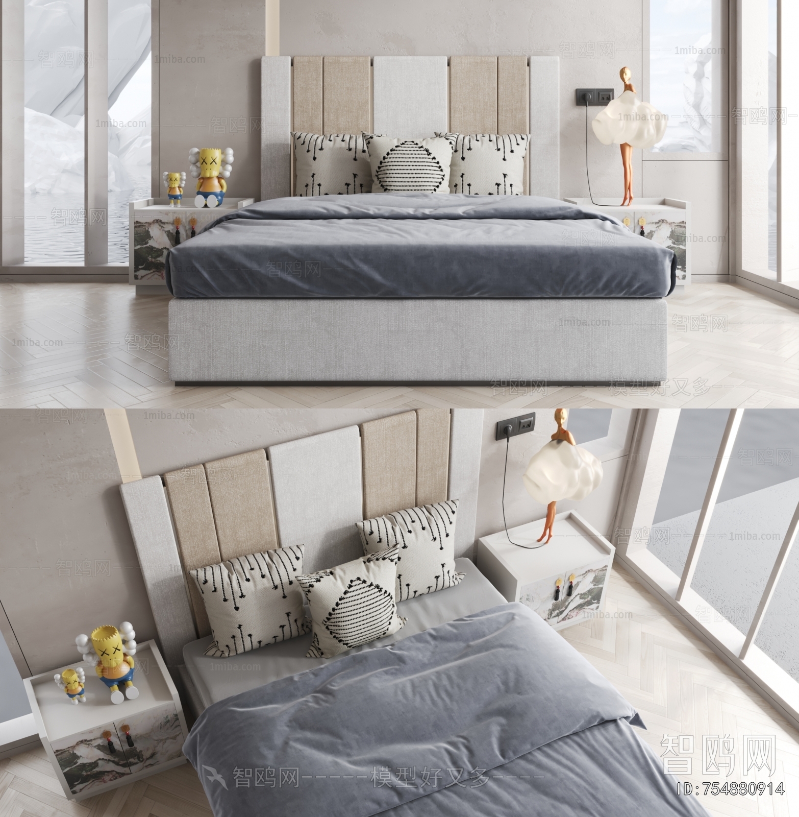 Modern Double Bed