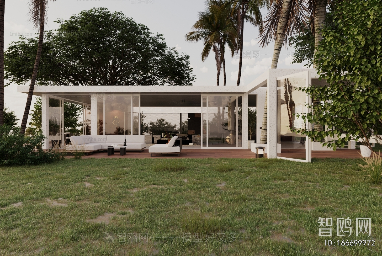 Modern Courtyard/landscape