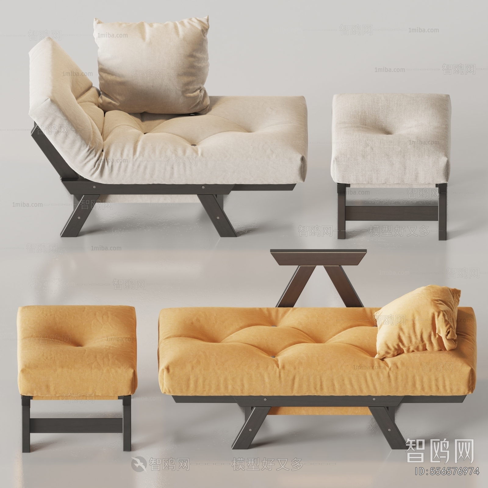 Modern Sofa Stool