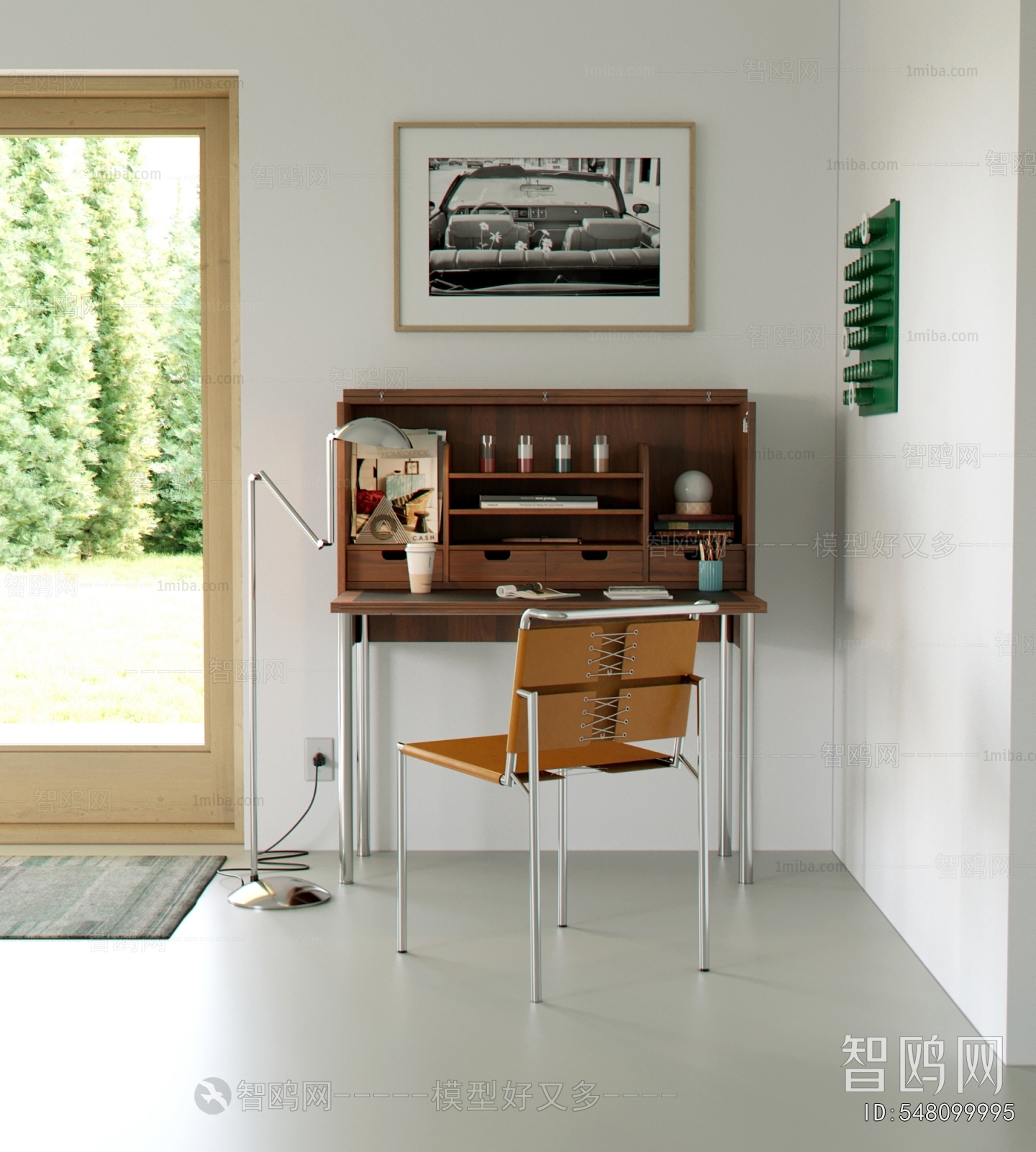 Modern Computer Desk And Chair