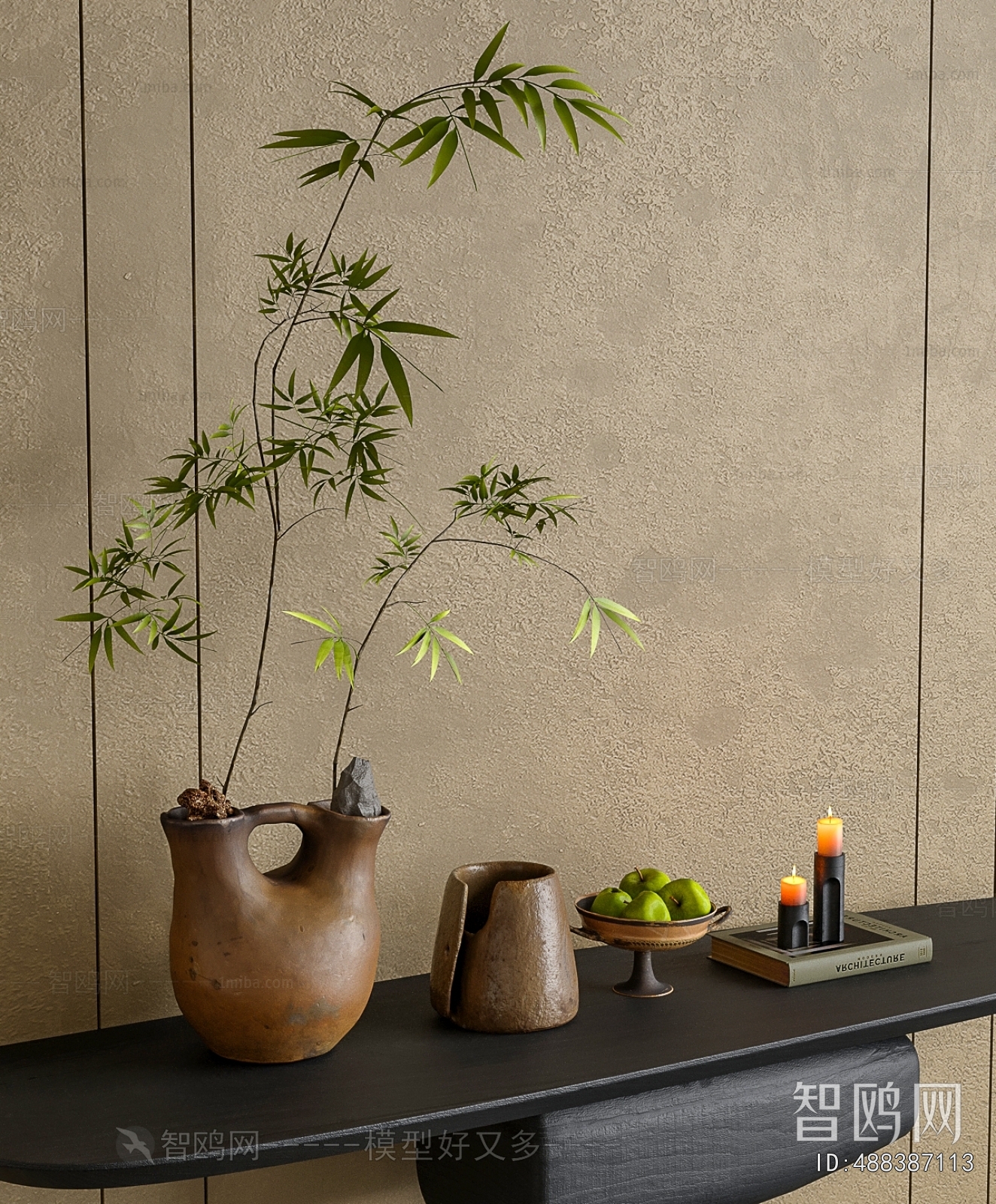 Wabi-sabi Style Decorative Set