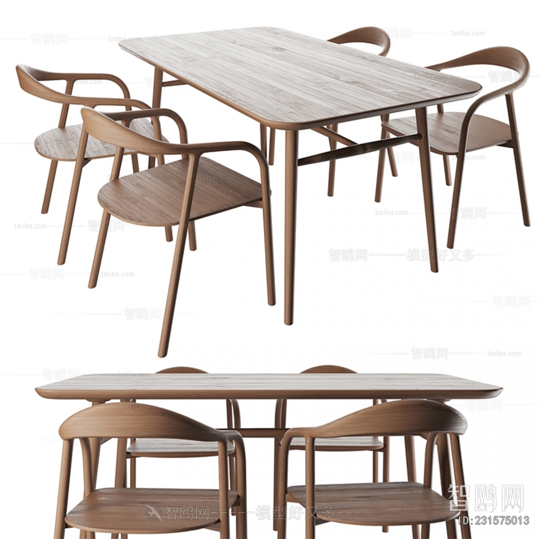 Nordic Style Dining Table And Chairs