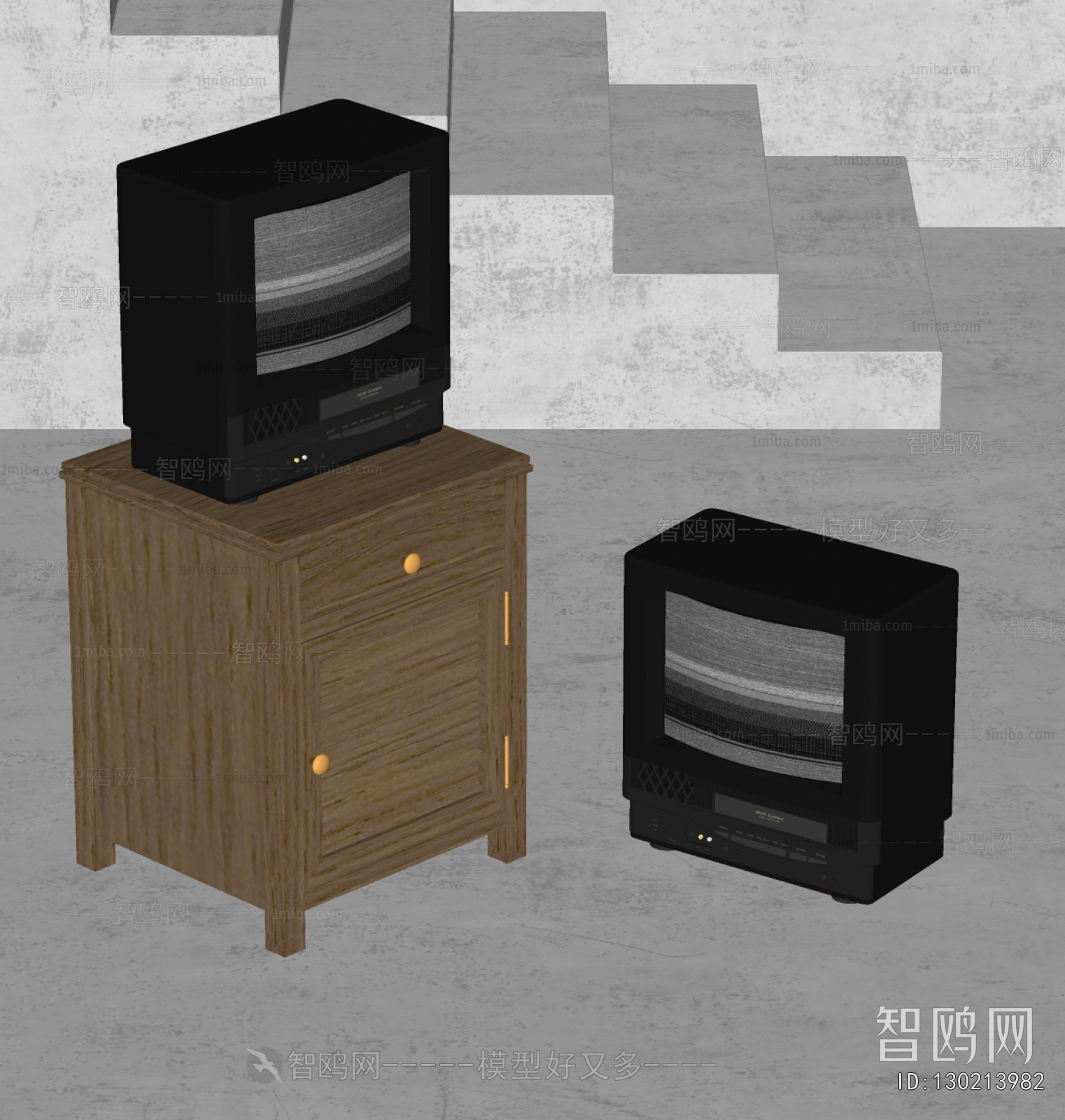 New Chinese Style Bedside Cupboard