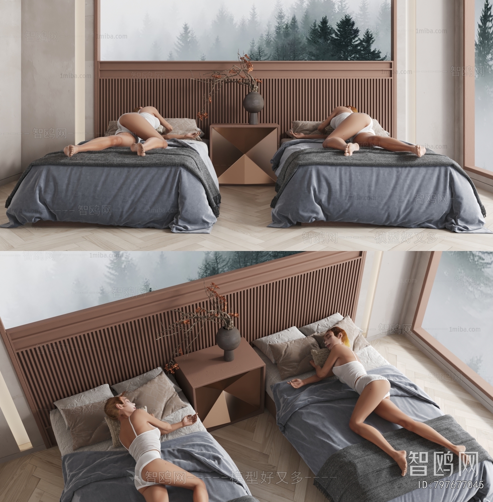 Modern Single Bed