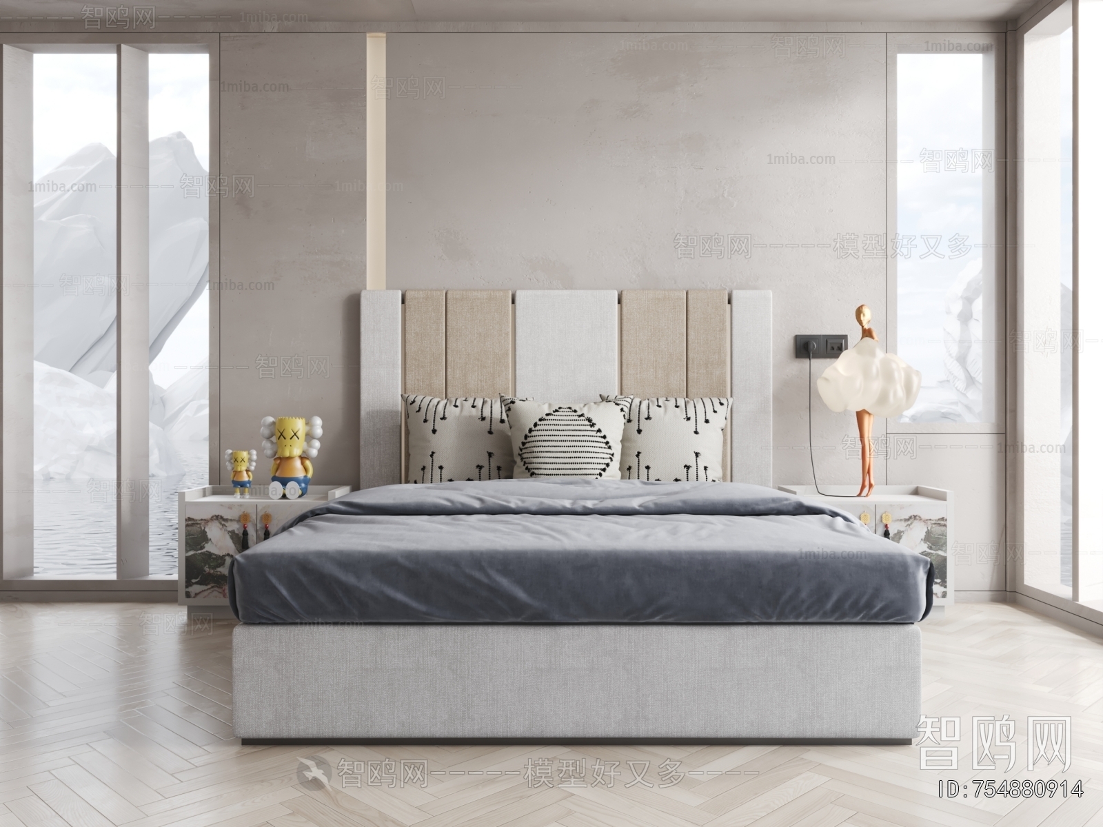 Modern Double Bed