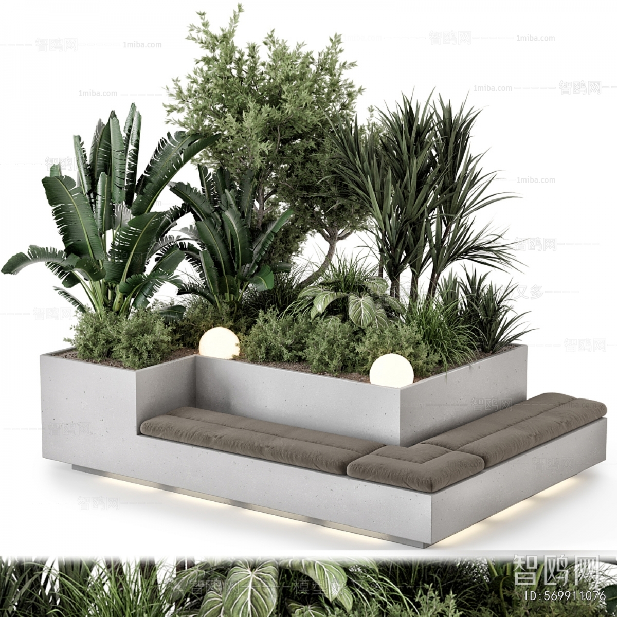 Modern Flower Bed, Flower Bowl, Flower Box