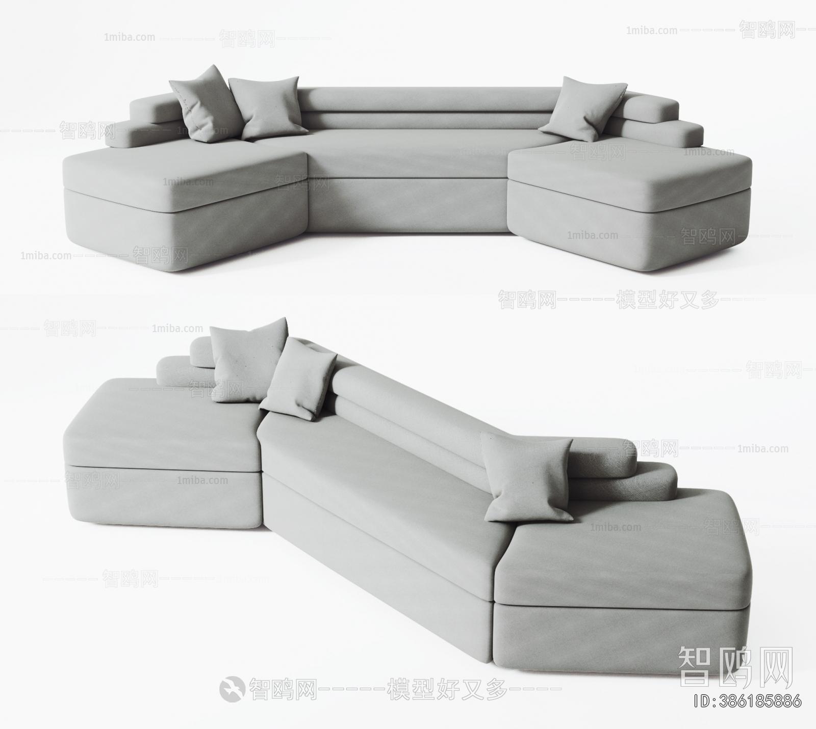 Modern Multi Person Sofa