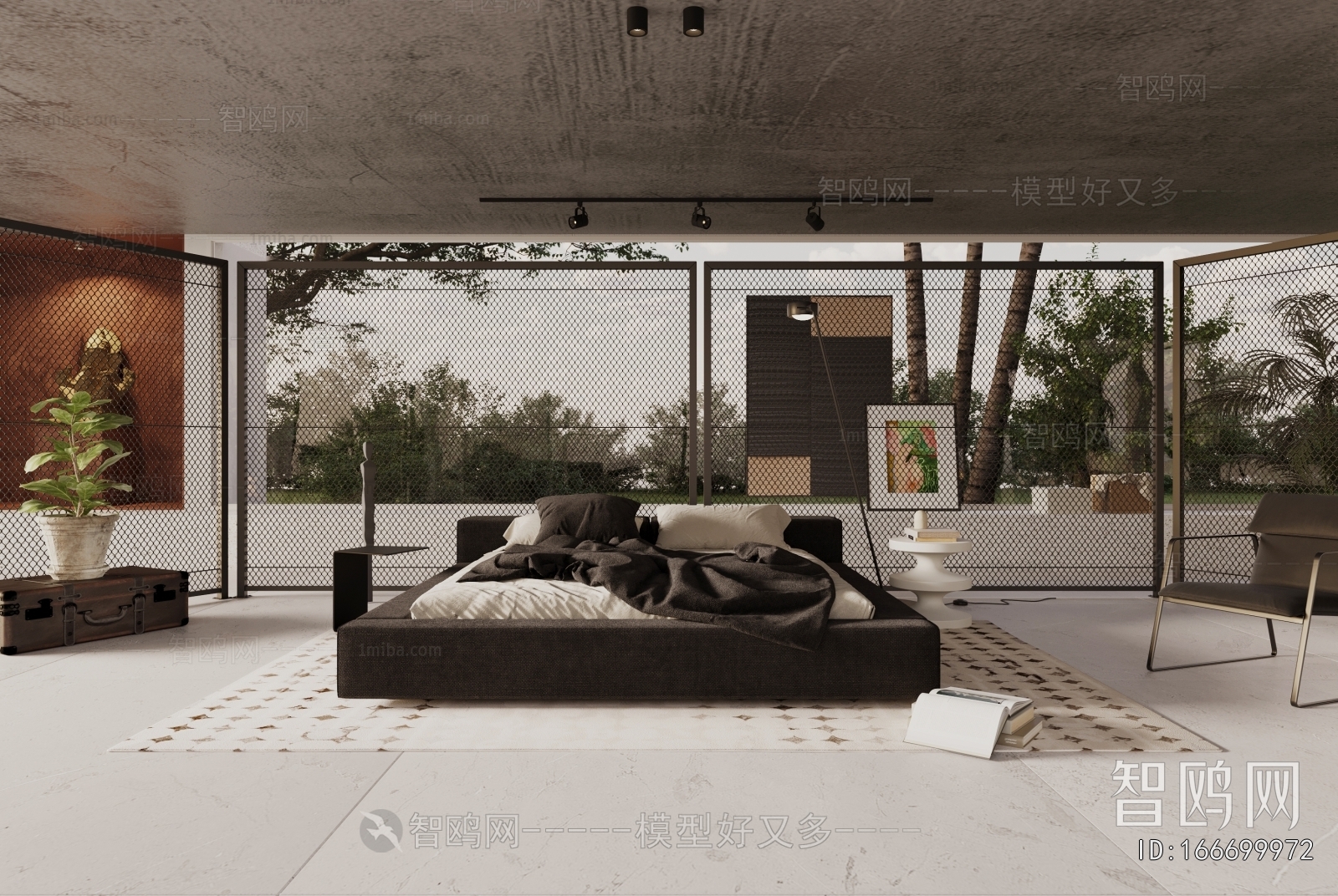 Modern Courtyard/landscape