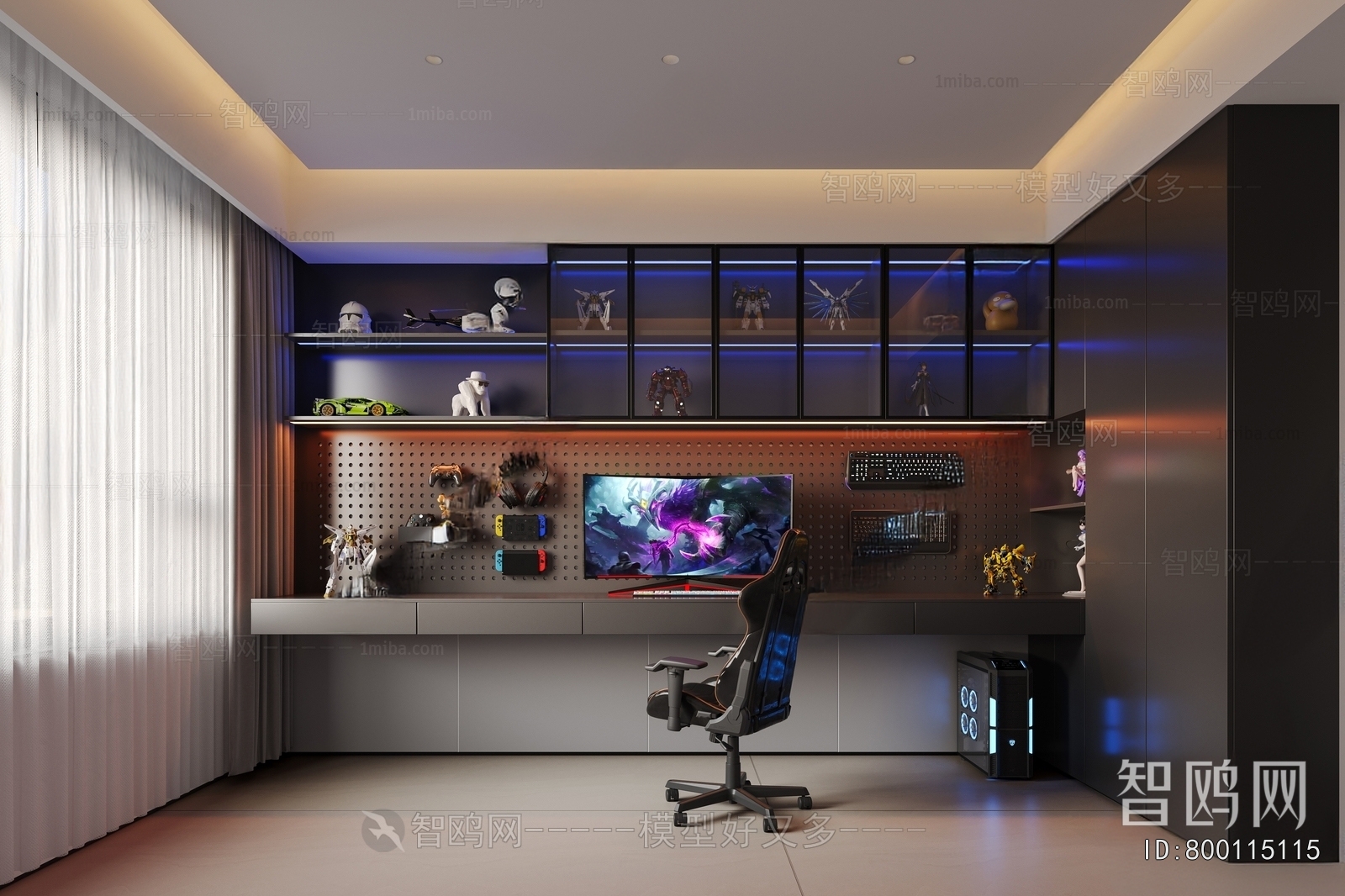 Modern E-sports Room