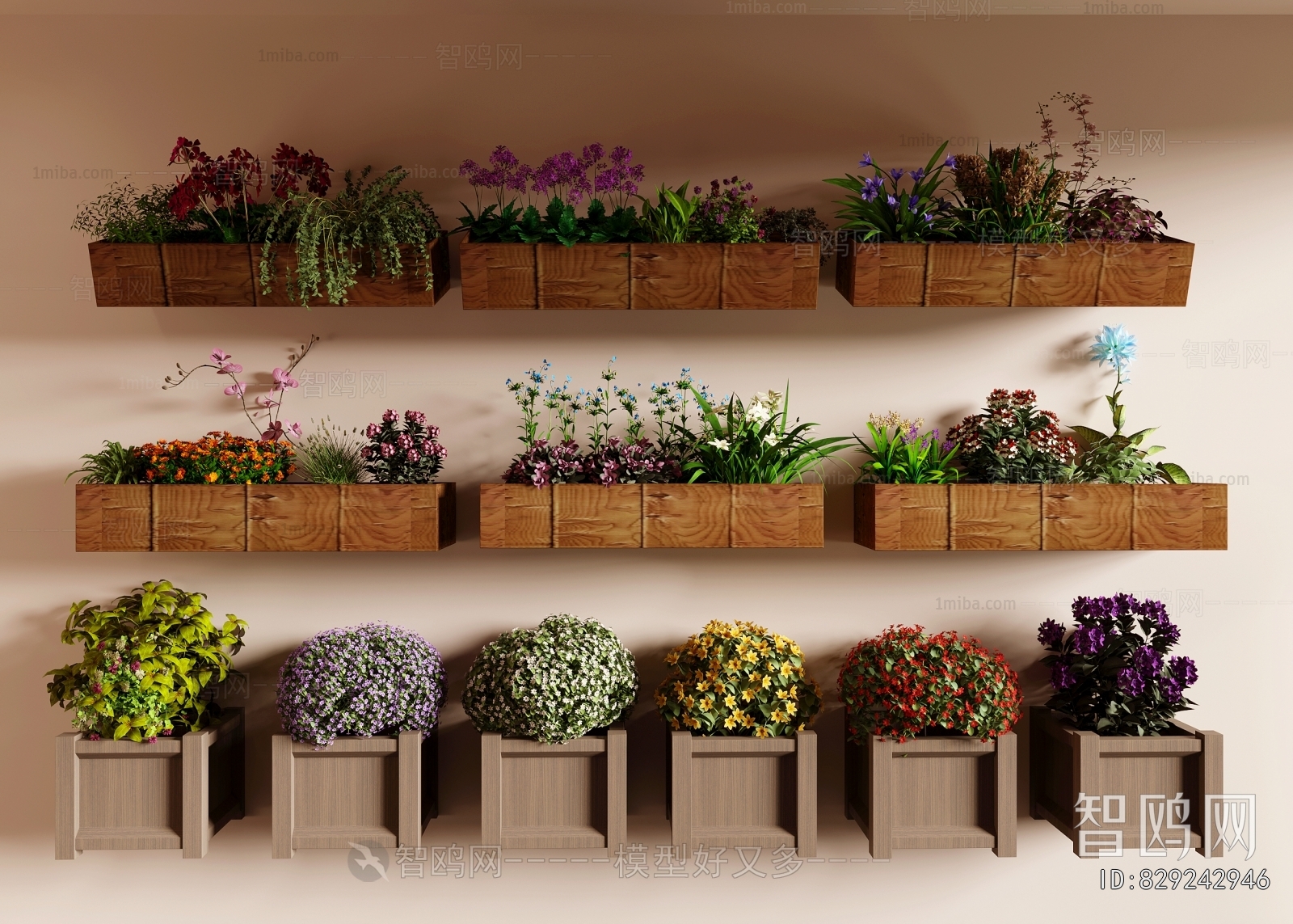 Modern Flower Bed, Flower Bowl, Flower Box