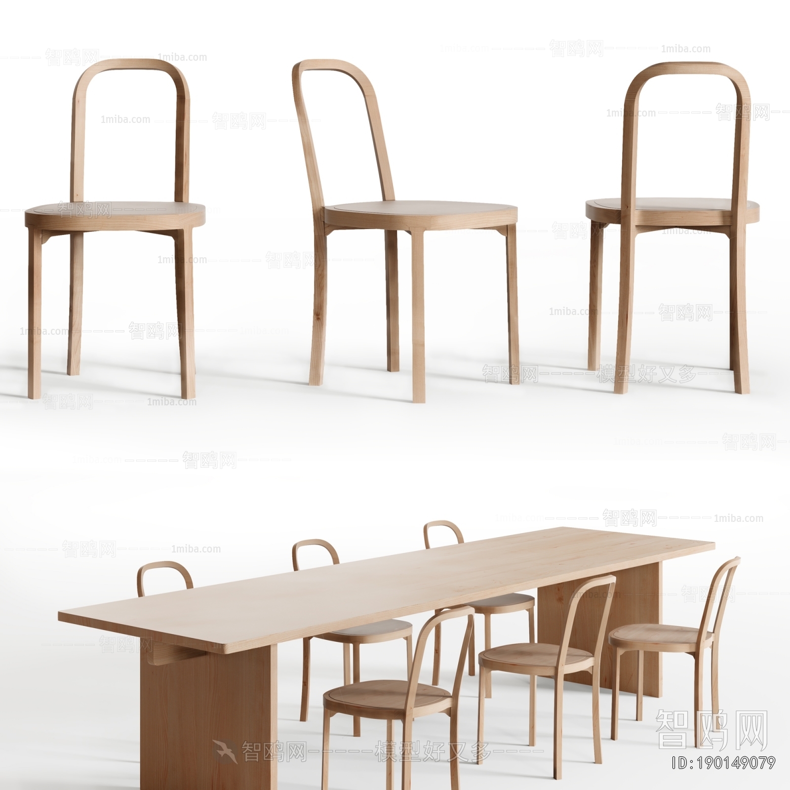 Nordic Style Dining Table And Chairs