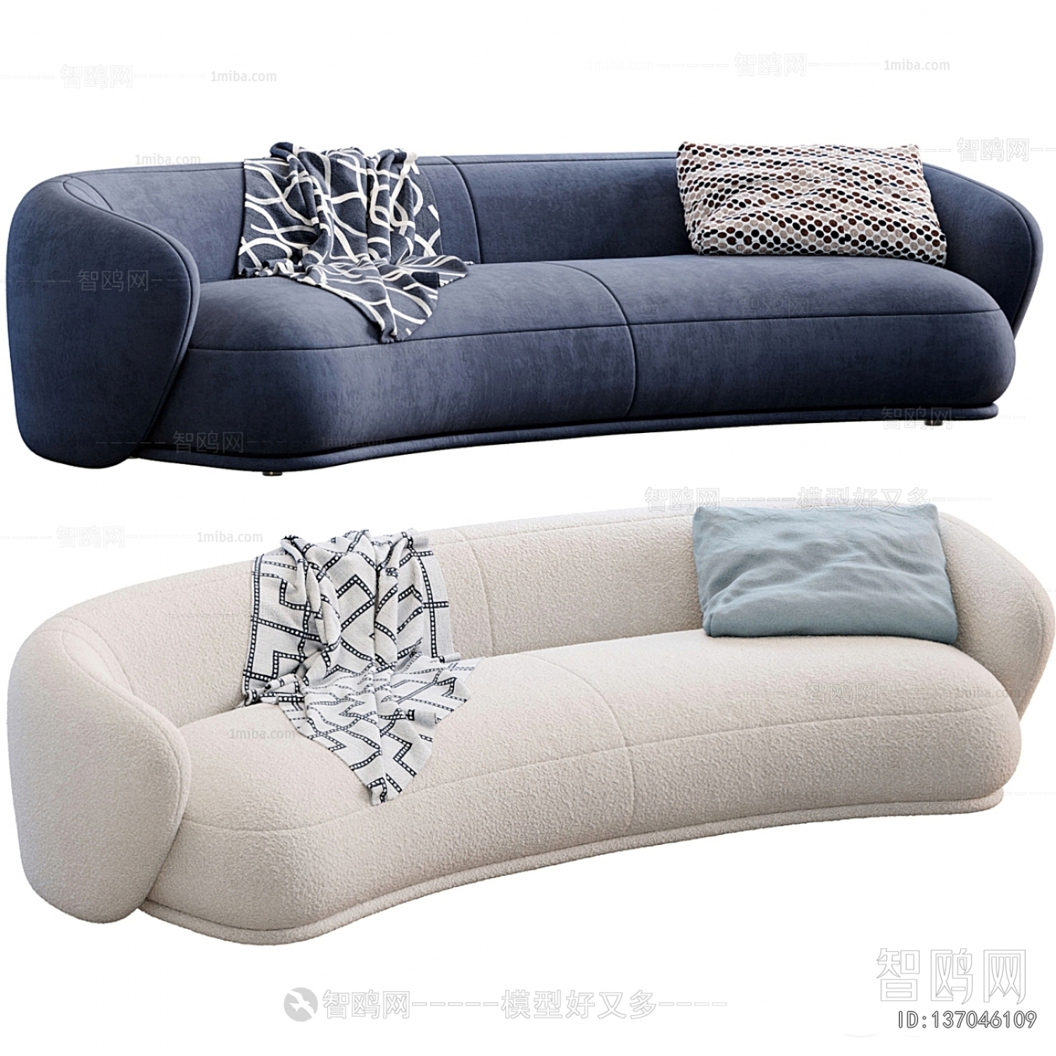 Modern Curved Sofa