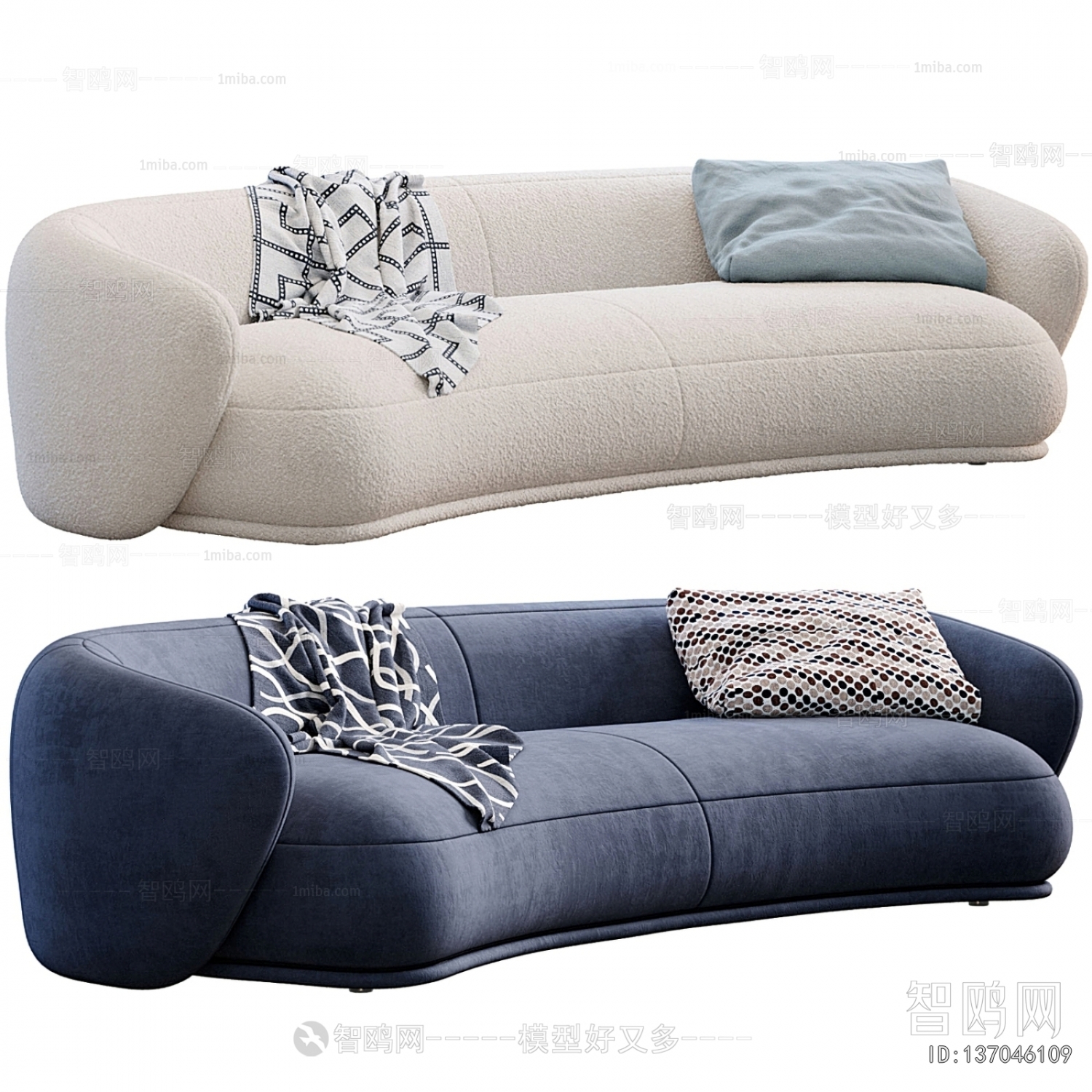 Modern Curved Sofa