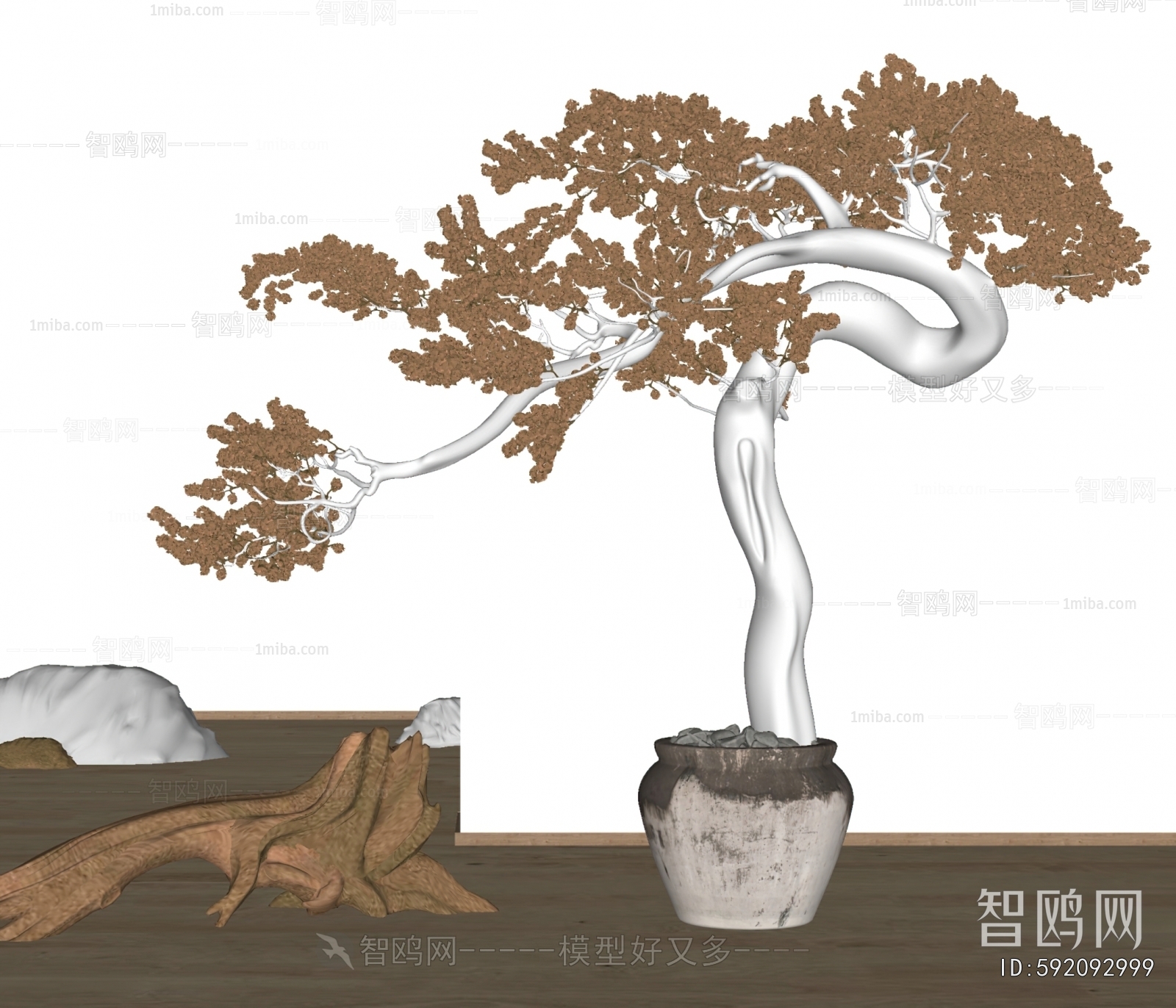 Wabi-sabi Style Bonsai