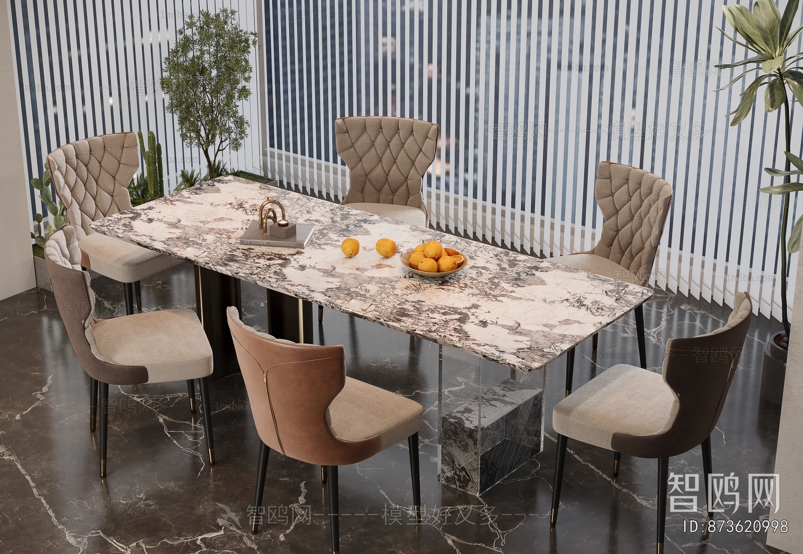 American Style Dining Table And Chairs