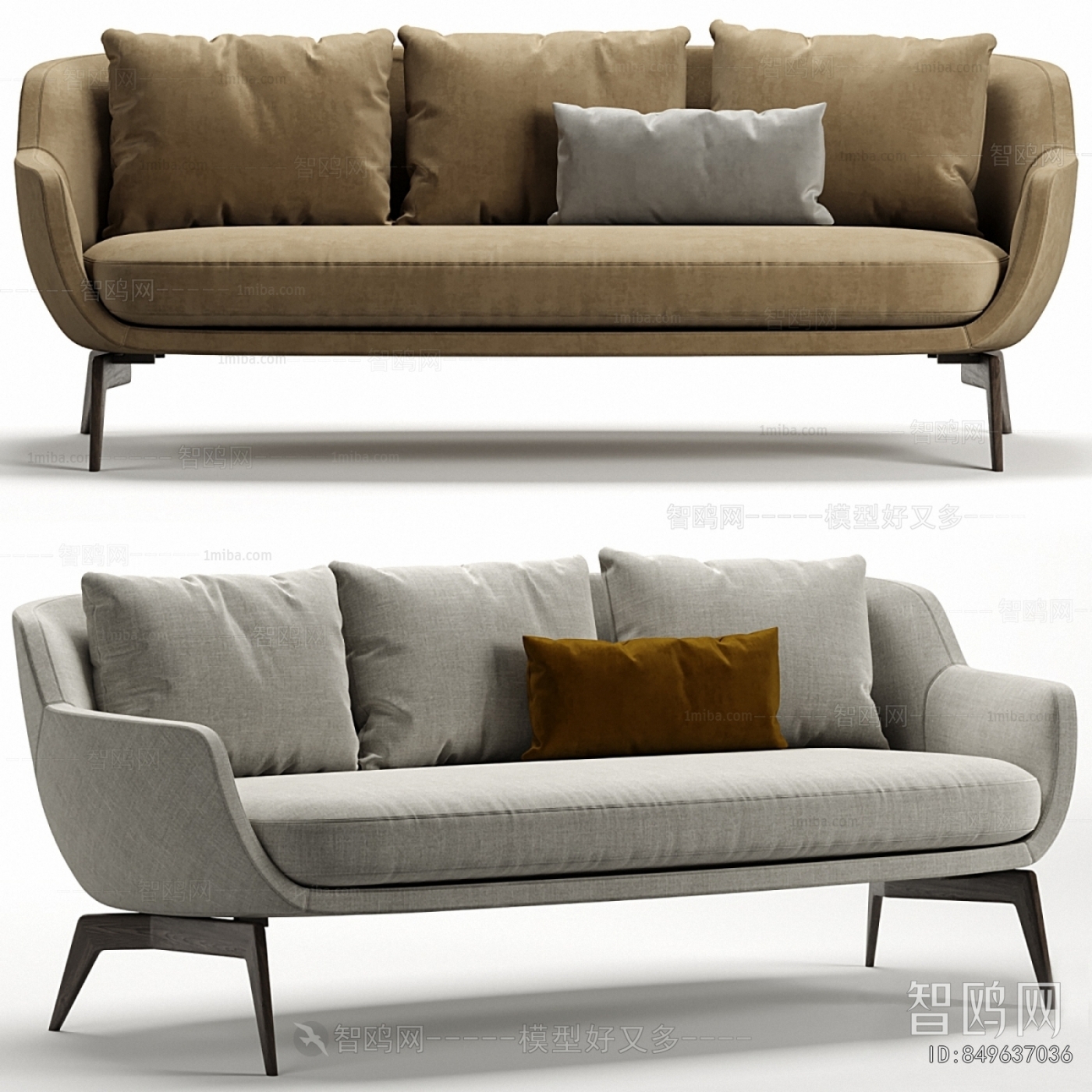 Modern Multi Person Sofa