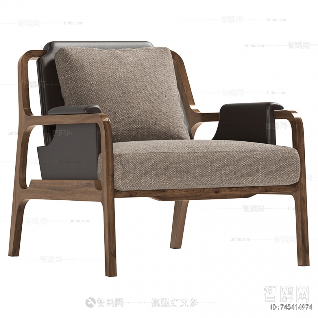 Wabi-sabi Style Lounge Chair