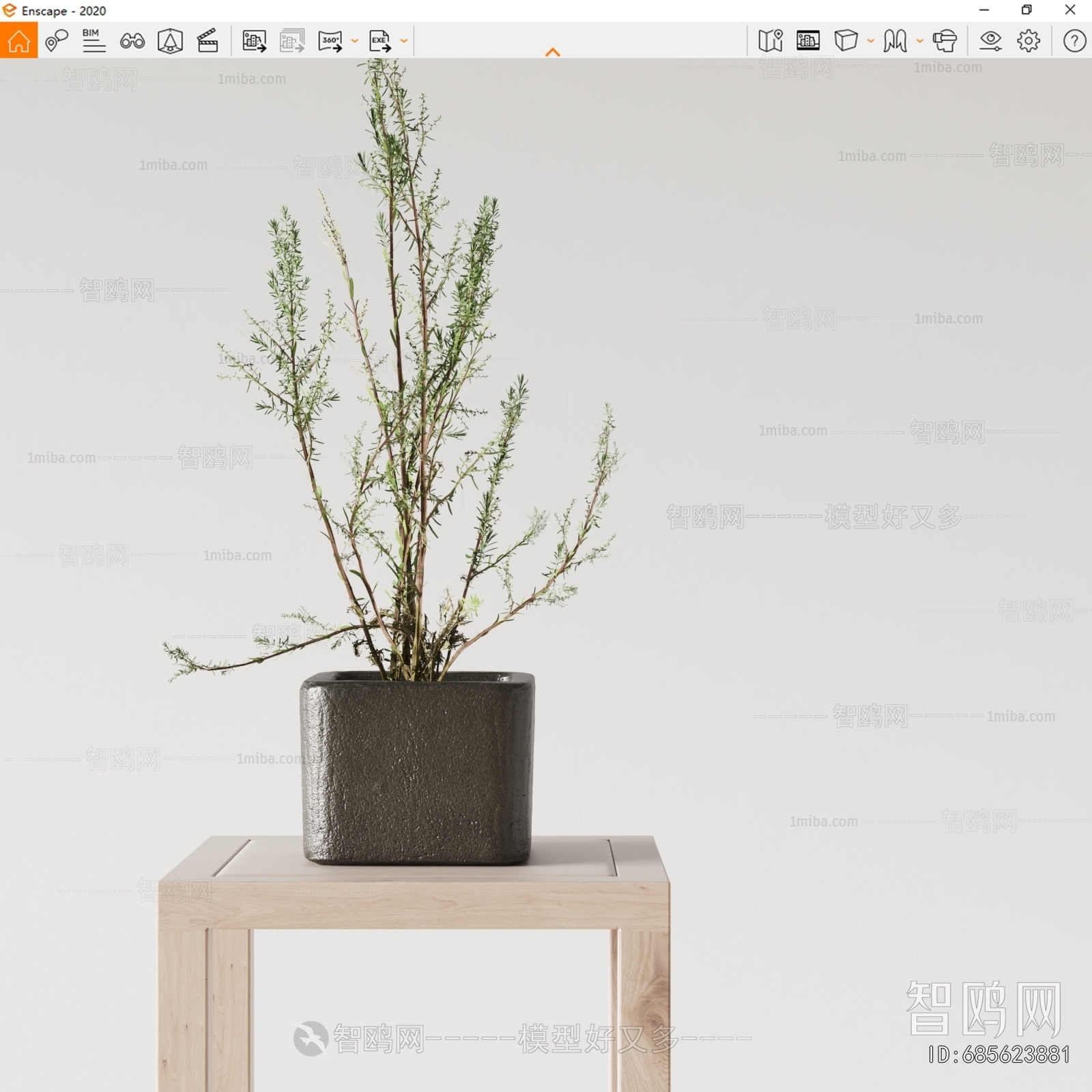 Modern Desktop Plant