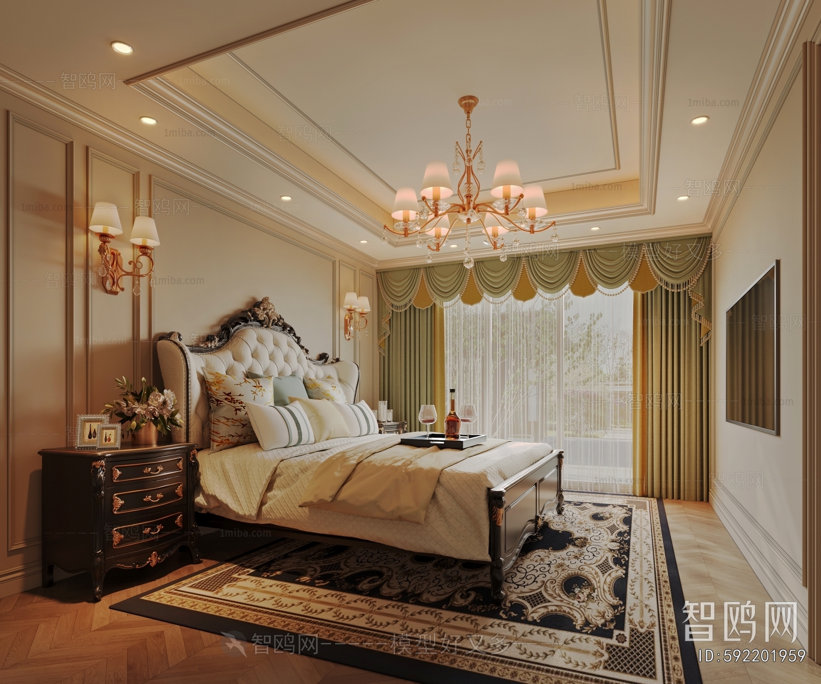 European Style Bedroom