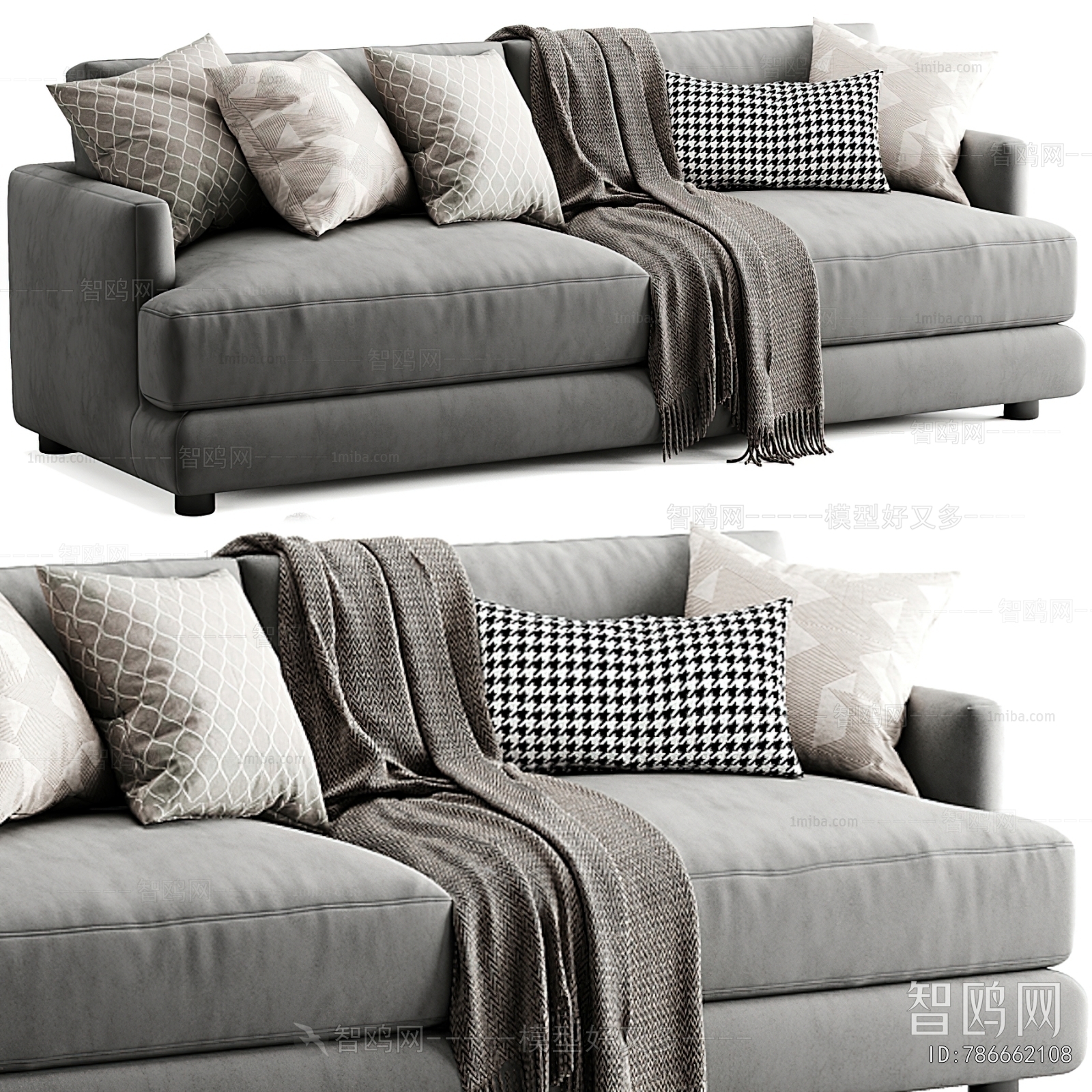 Modern Multi Person Sofa