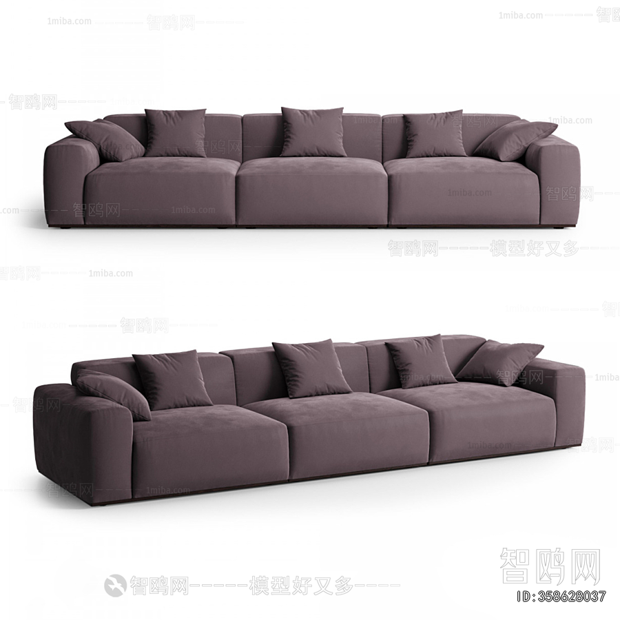 Modern Three-seat Sofa