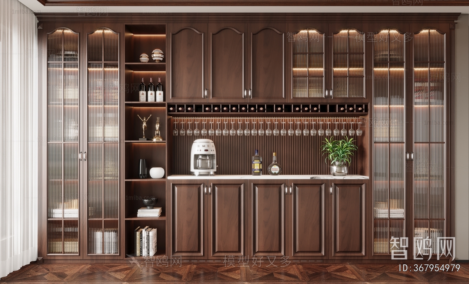 American Style Wine Cabinet