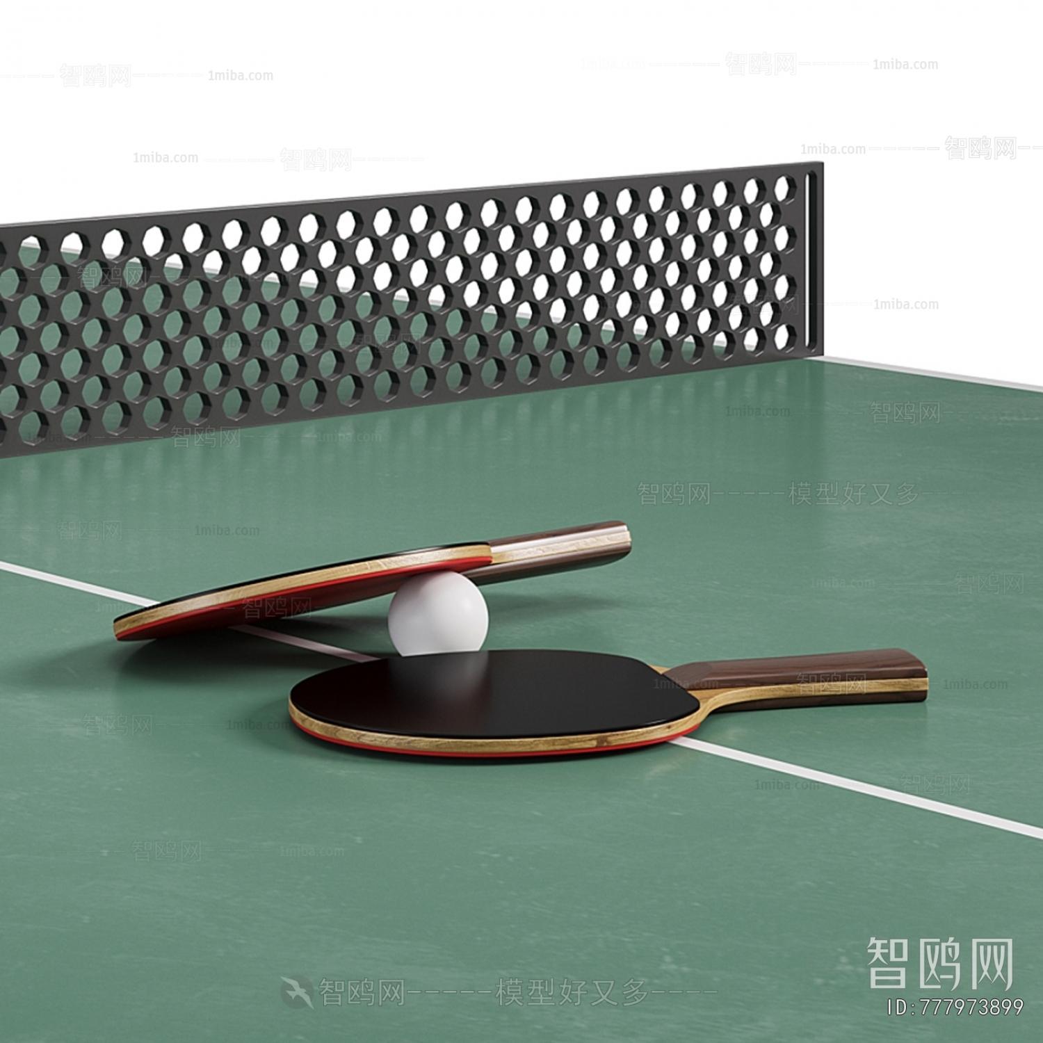 Modern Table-tennis Table