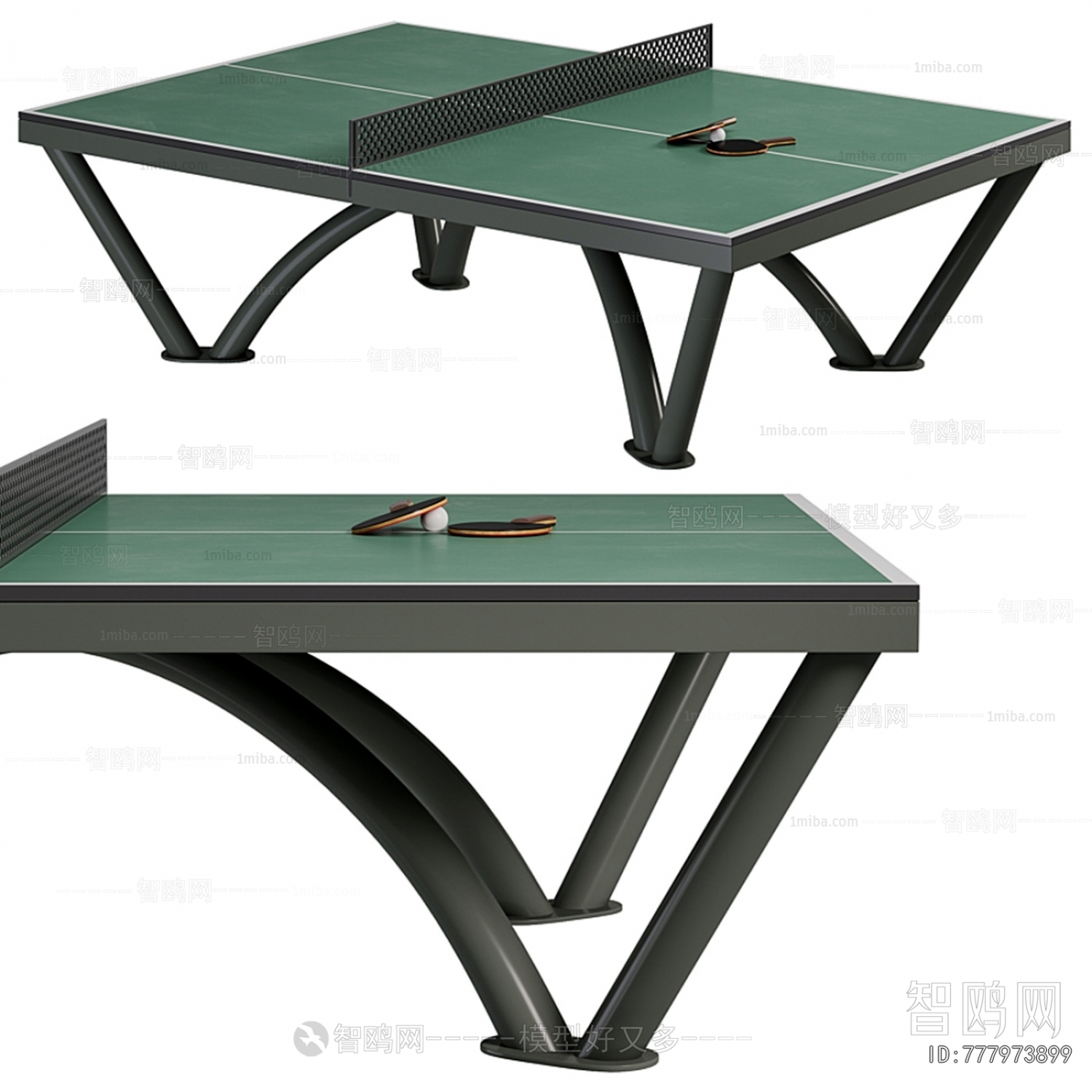 Modern Table-tennis Table