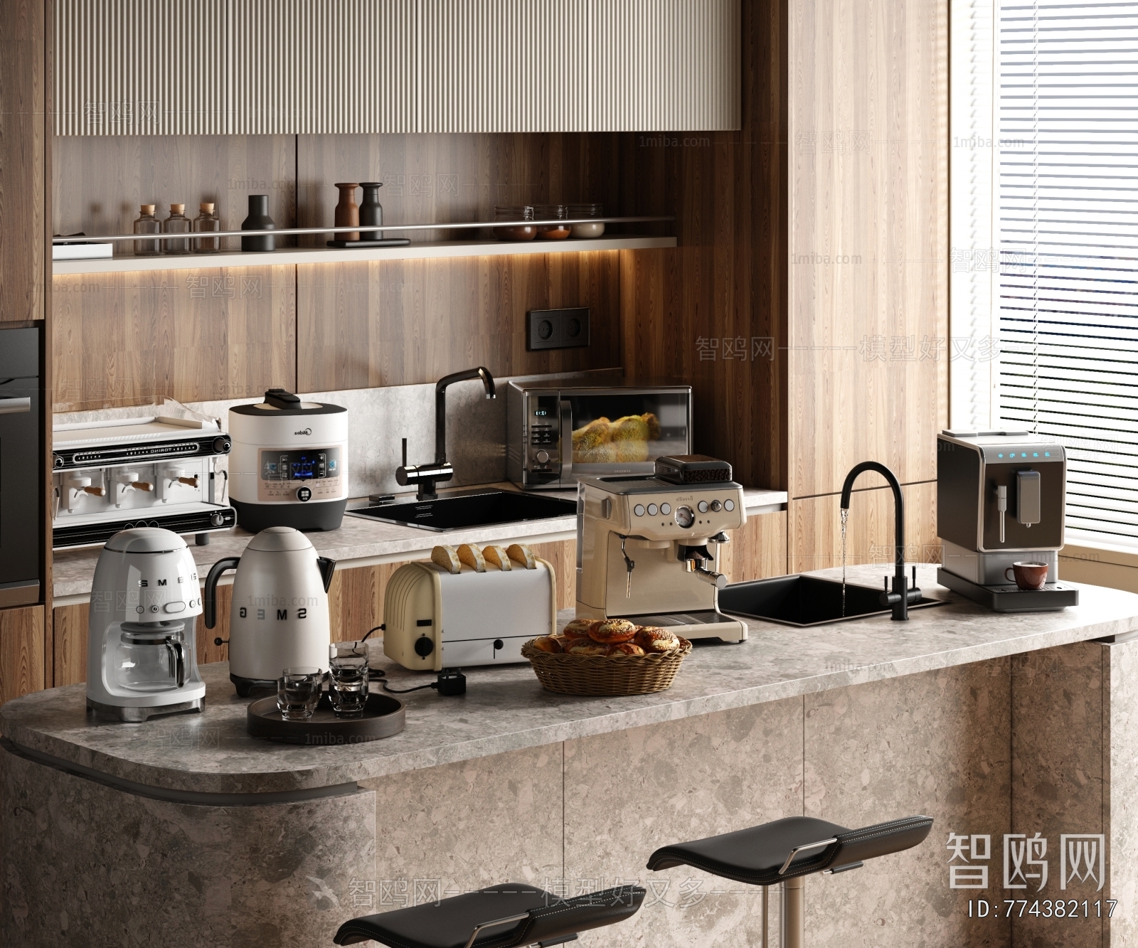 Modern Electric Kitchen Appliances