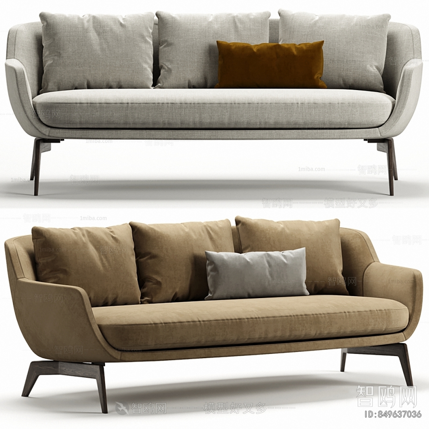 Modern Multi Person Sofa