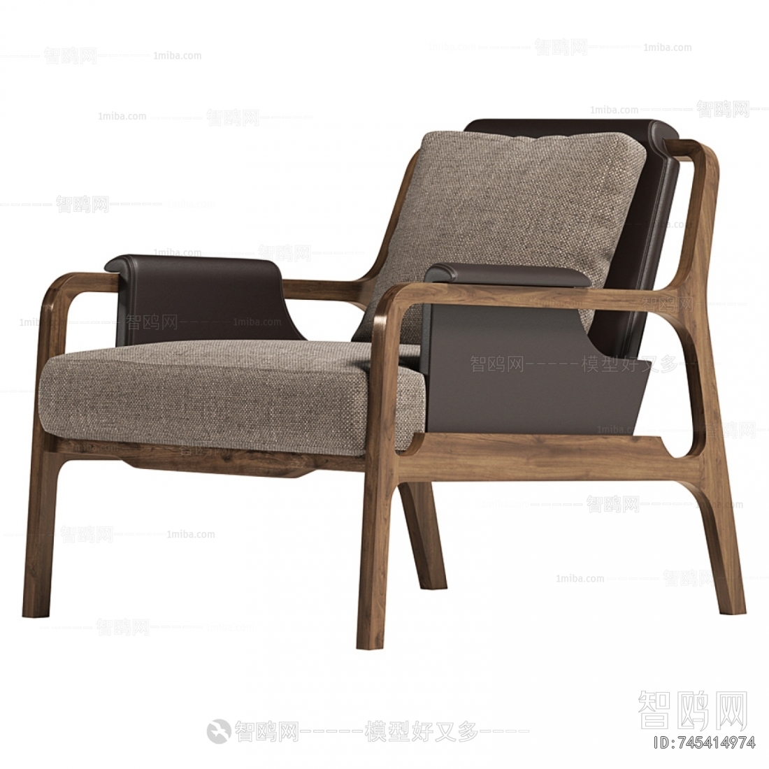 Wabi-sabi Style Lounge Chair