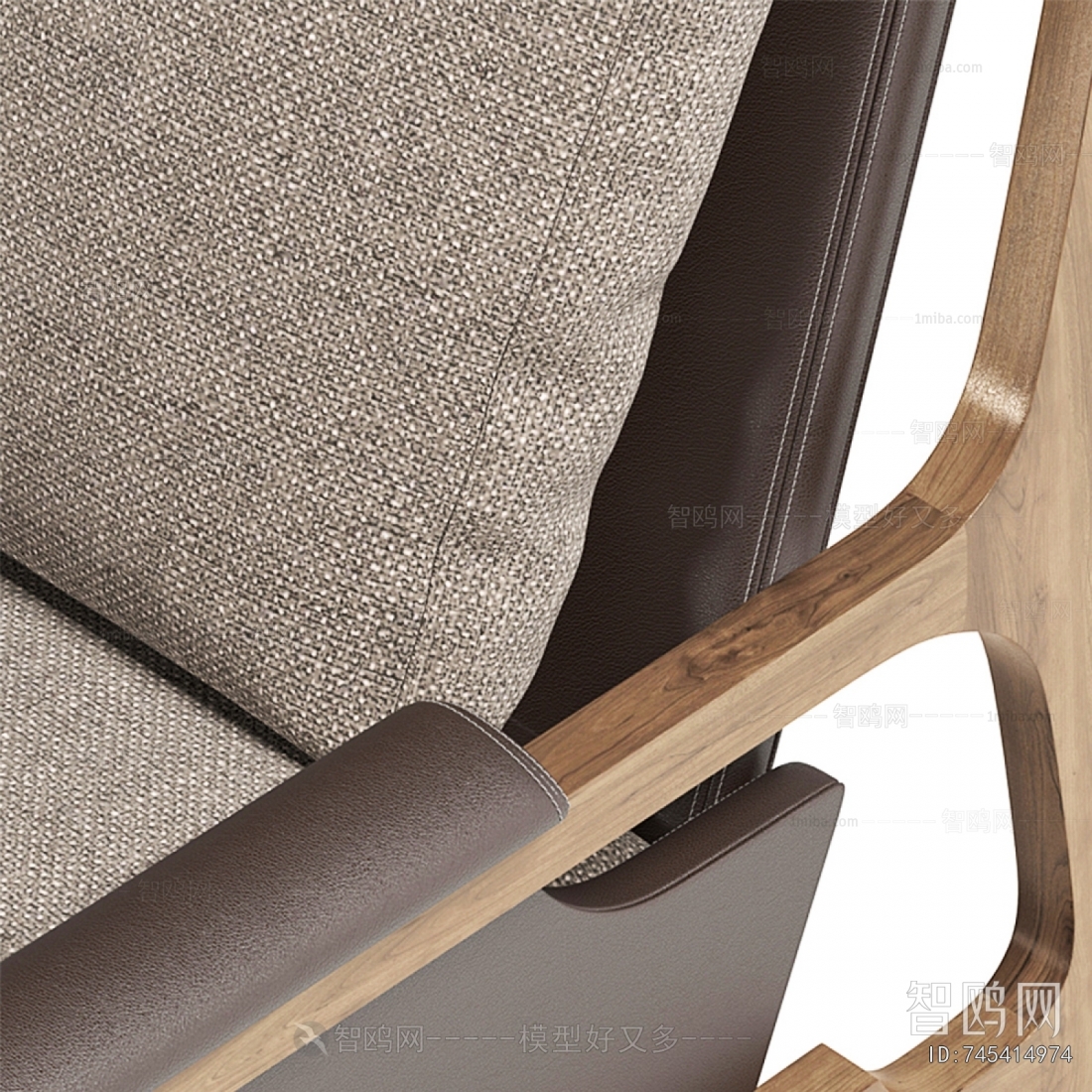 Wabi-sabi Style Lounge Chair