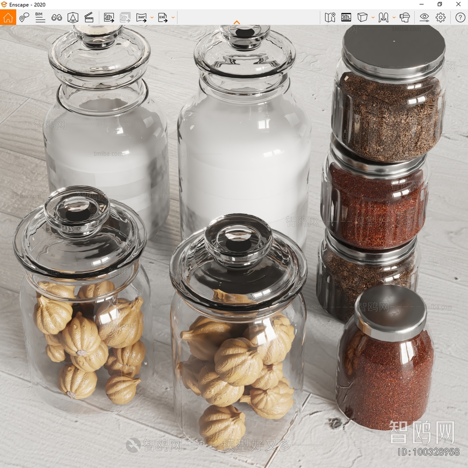 Modern Seasoning Jar