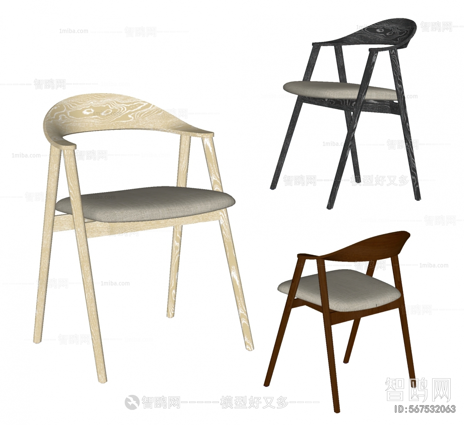 Wabi-sabi Style Dining Chair